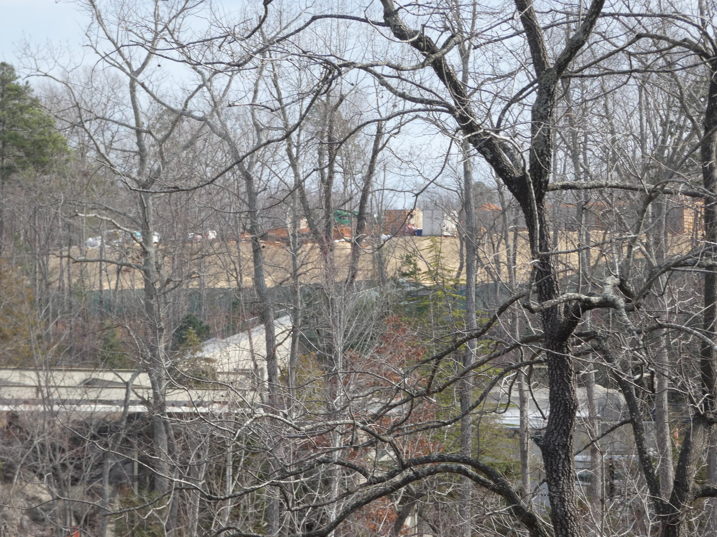 View of Asia construction from North America Plaza