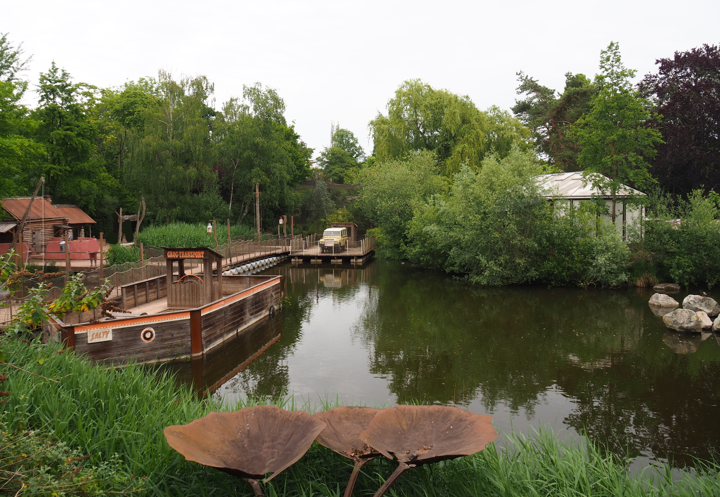 View of Australian area from the giant cassowary-shaped viewing point 2020-05-23