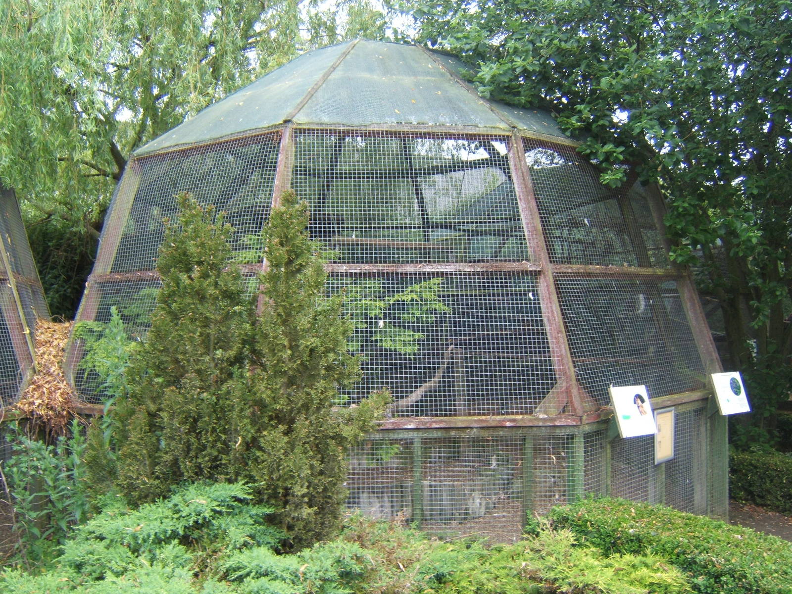 View of aviary design