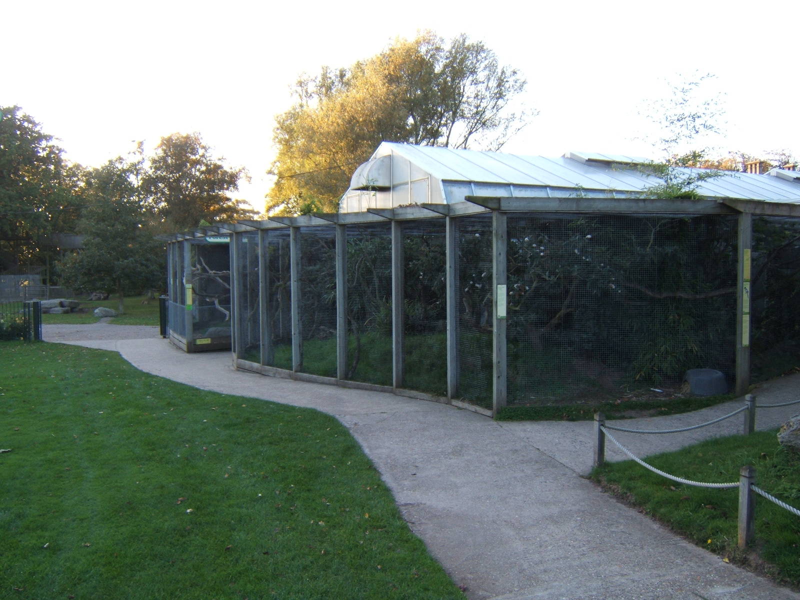 View of Aviarys outside Forest House