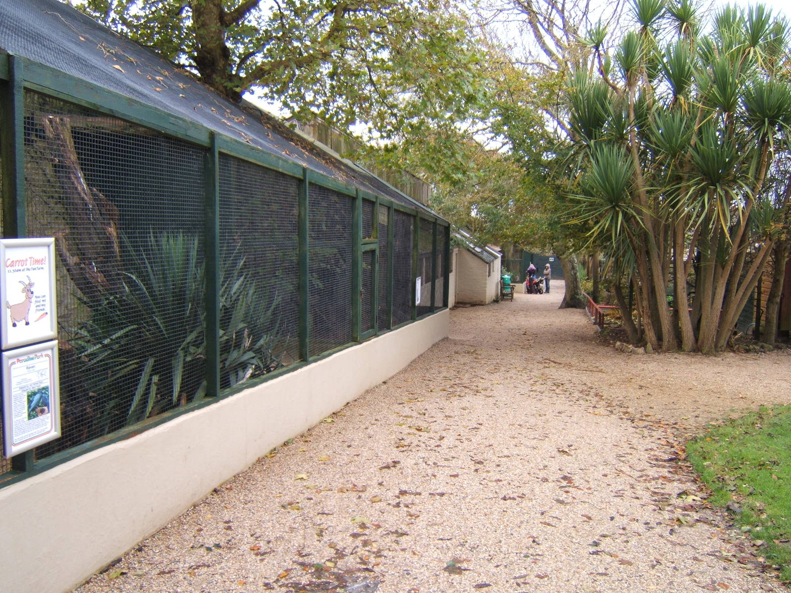 View of Aviarys outside the walled gardens