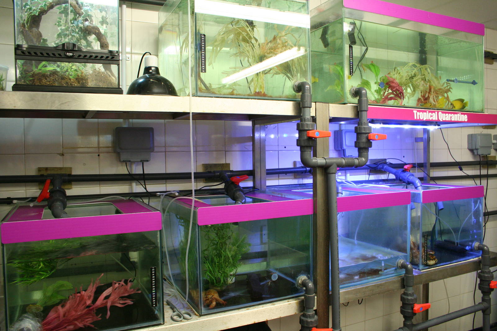 View of behind the scenes