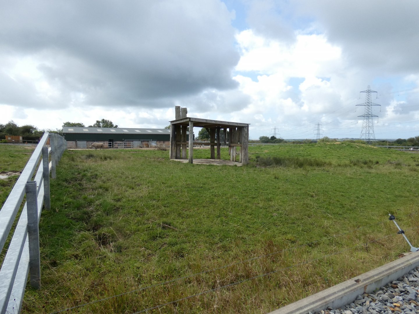 View of Black Rhino paddock