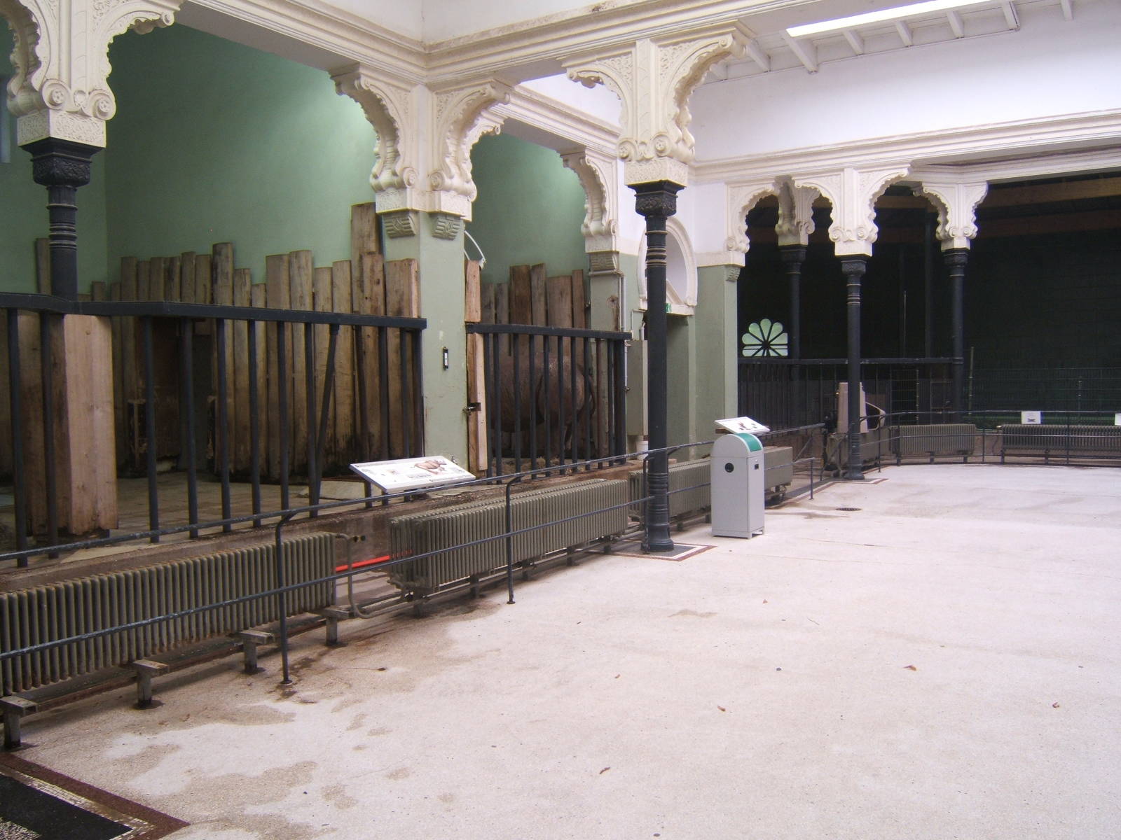 View of Black Rhino stalls