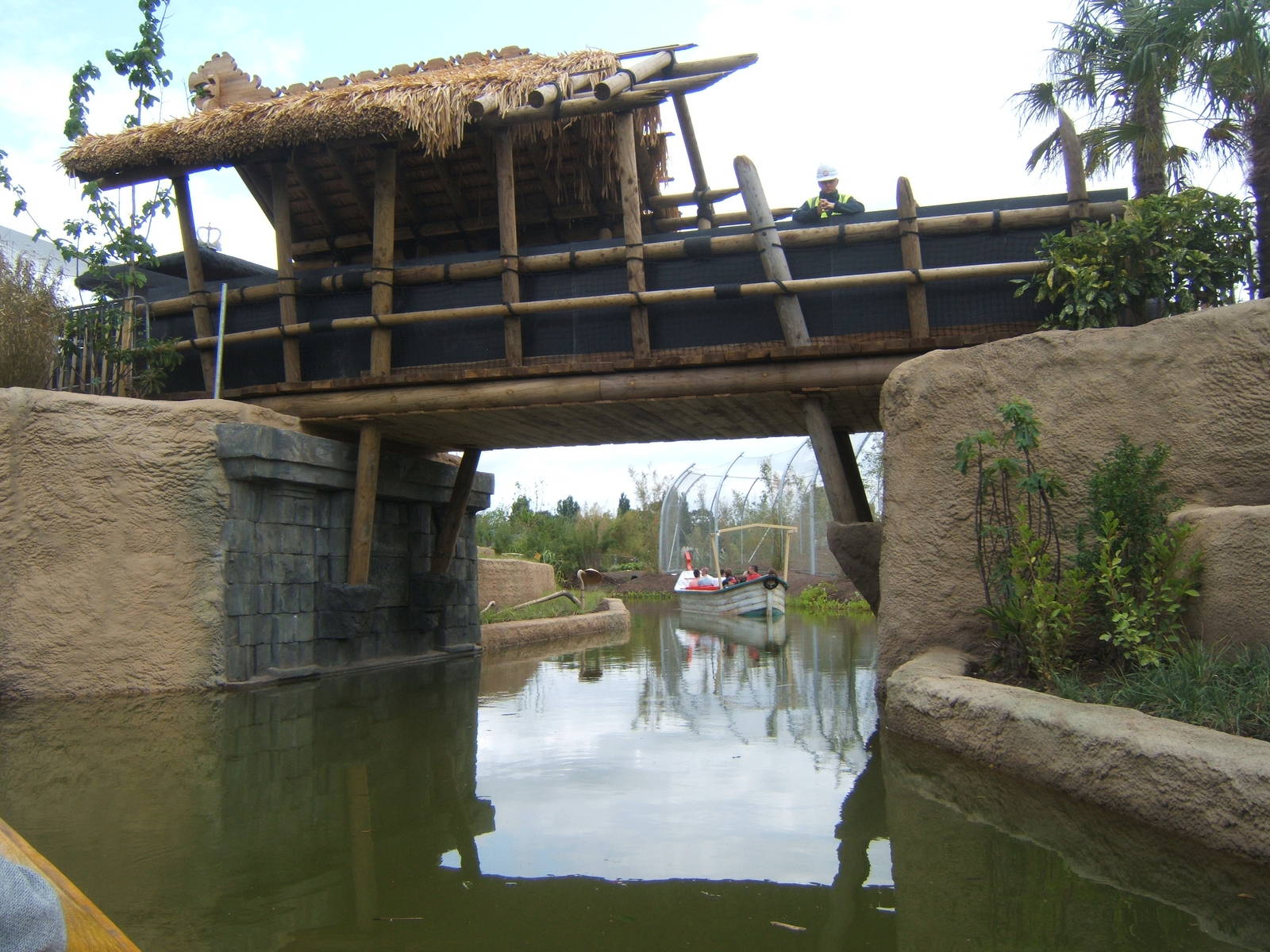 View of bridge from boat