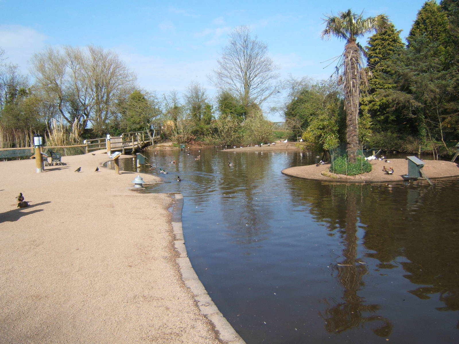 View of captive area