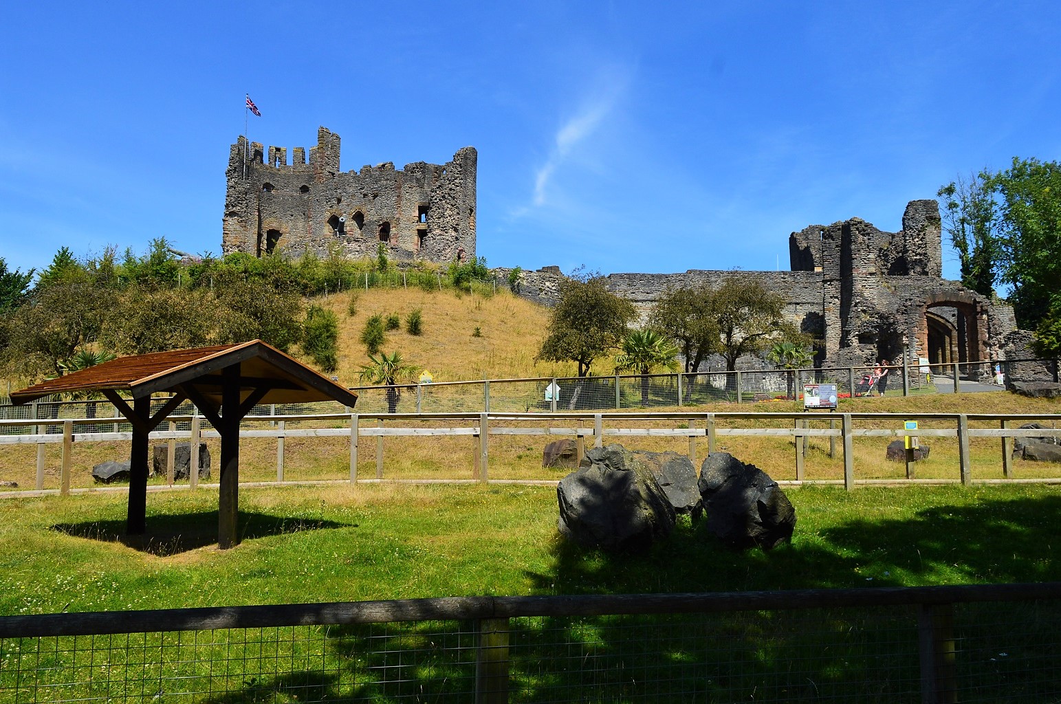 View of castle overlooking wallaby walkthrough.