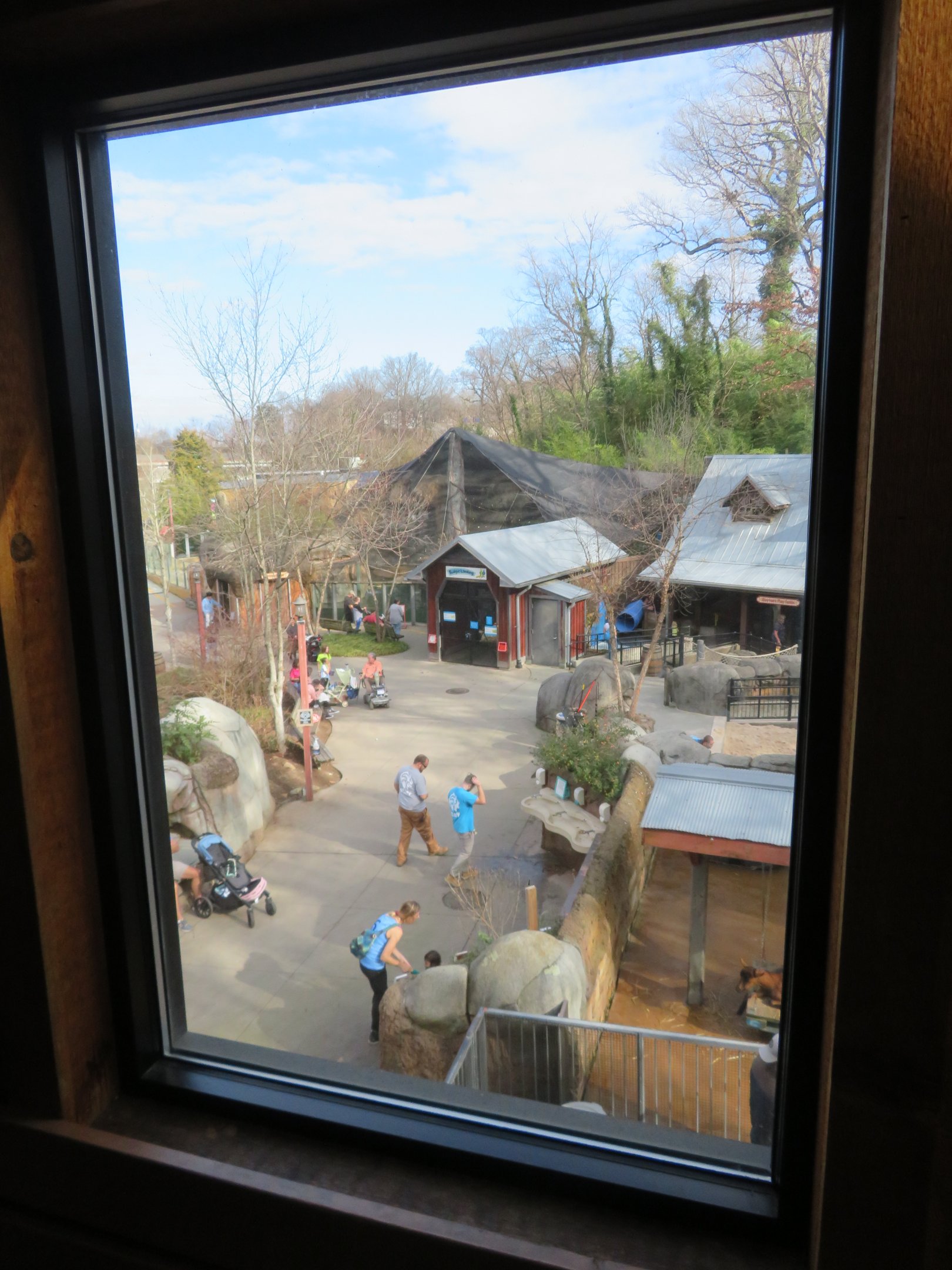 View of Children's Zoo from Barn Loft