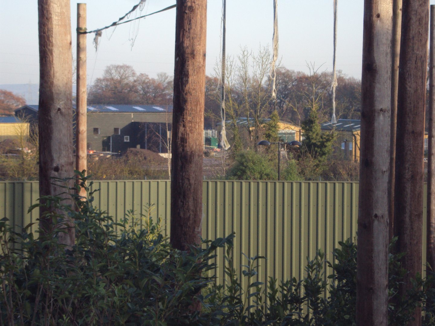 View of construction of off show zoo 30/11/2019