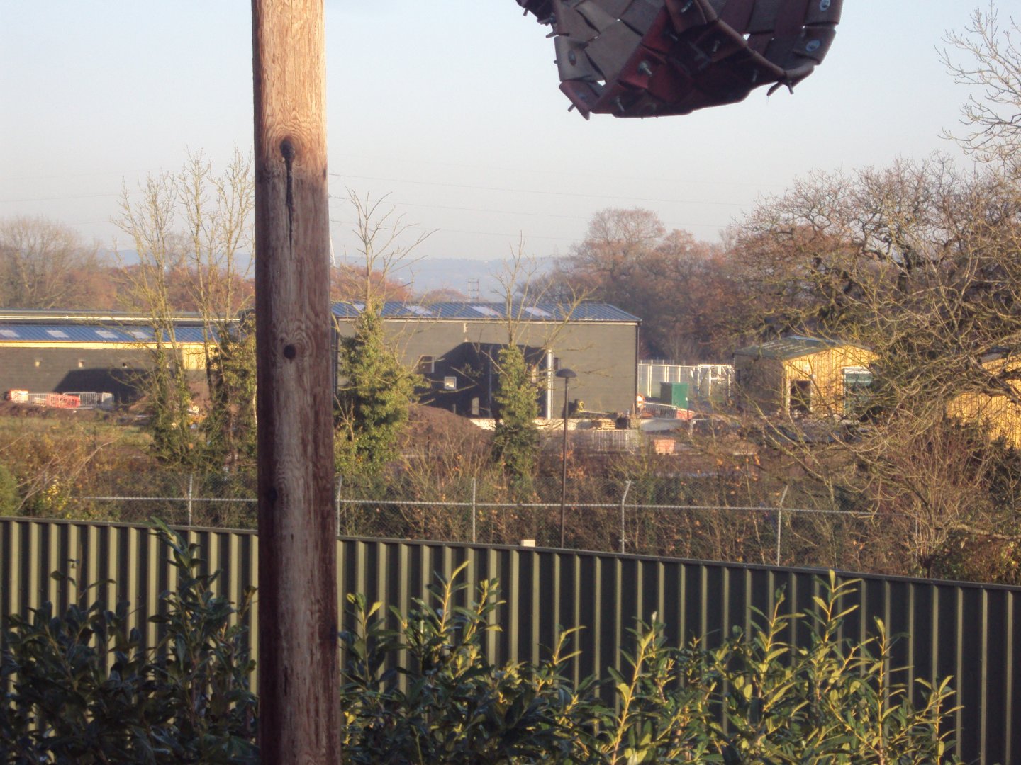 View of construction of off show zoo 30/11/2019