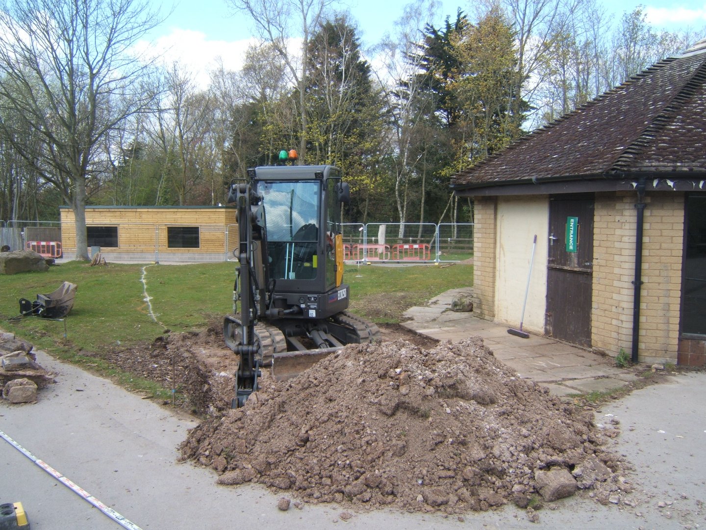 View of construction work 14/04/2019