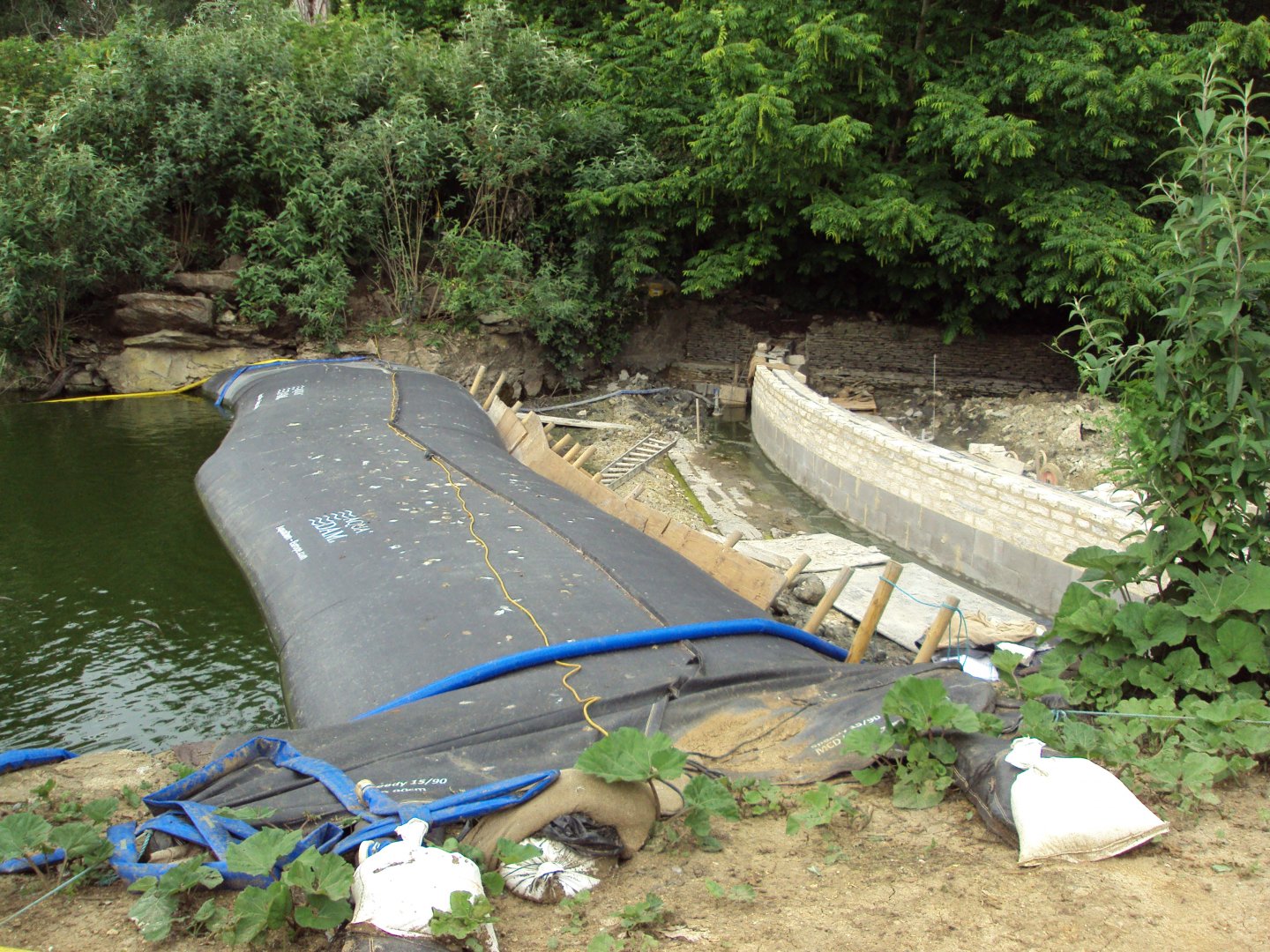 View of construction work 23/06/2019