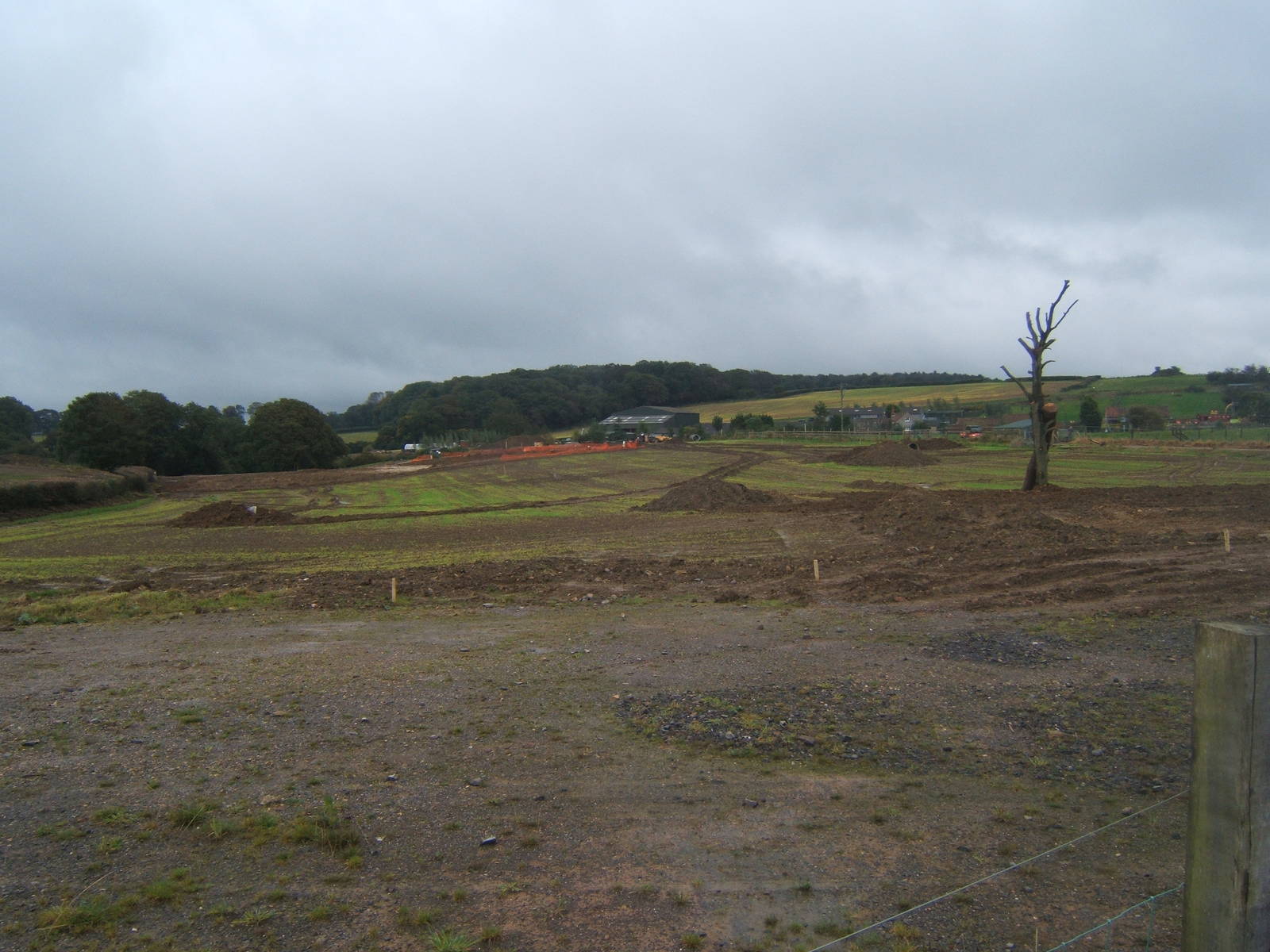 View of construction work on the New Elephant complex