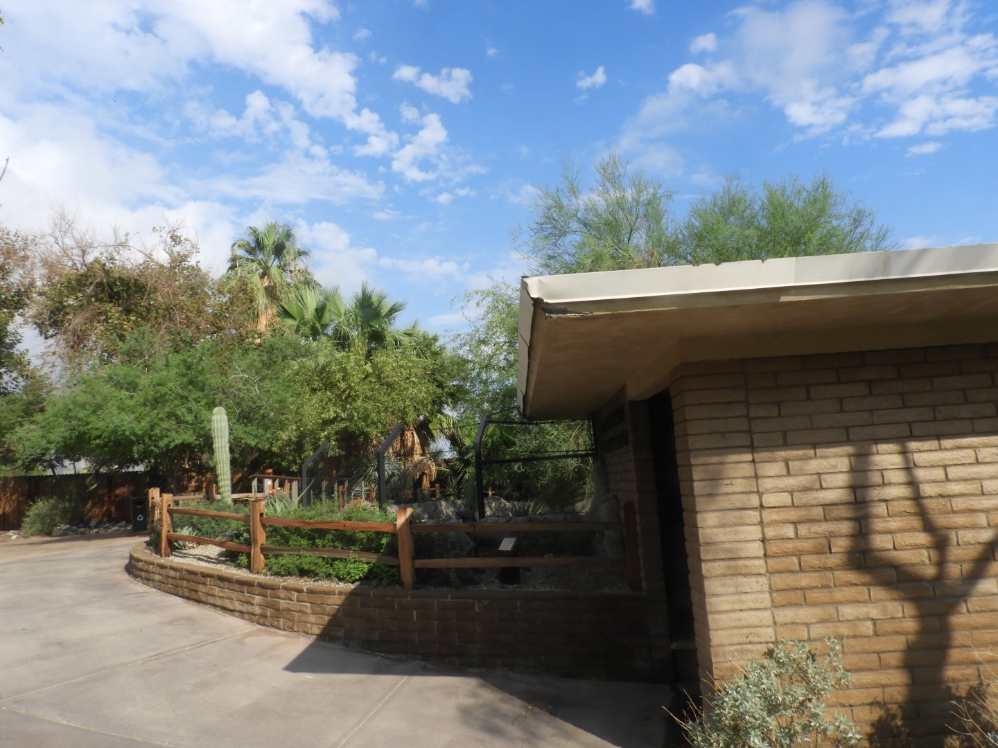 View of coyote enclosure