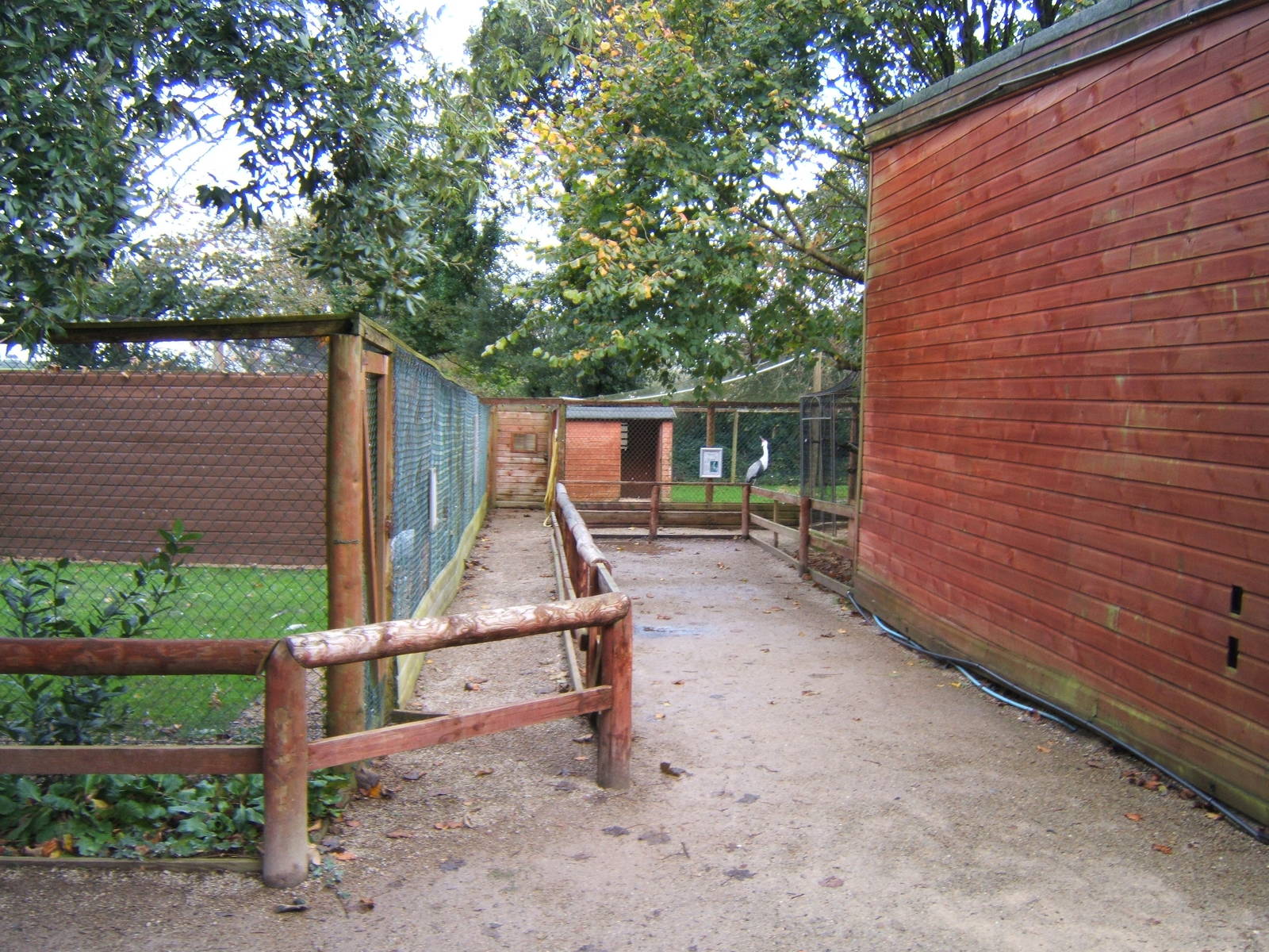View of Crane enclosures