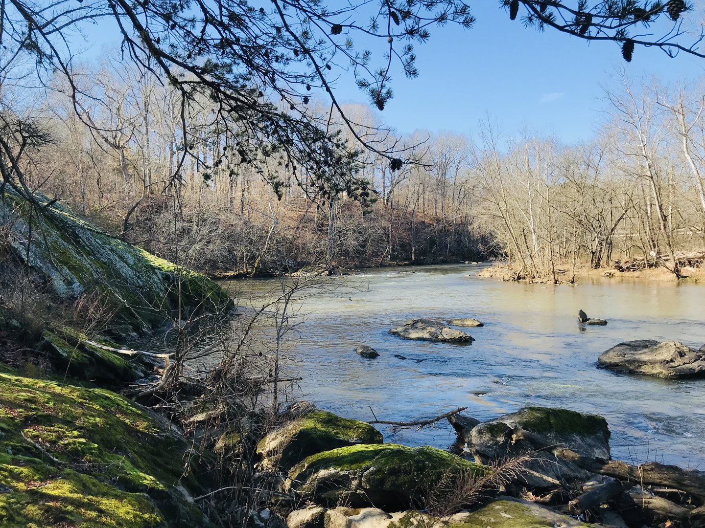 View of Deep River and Faith Rock
