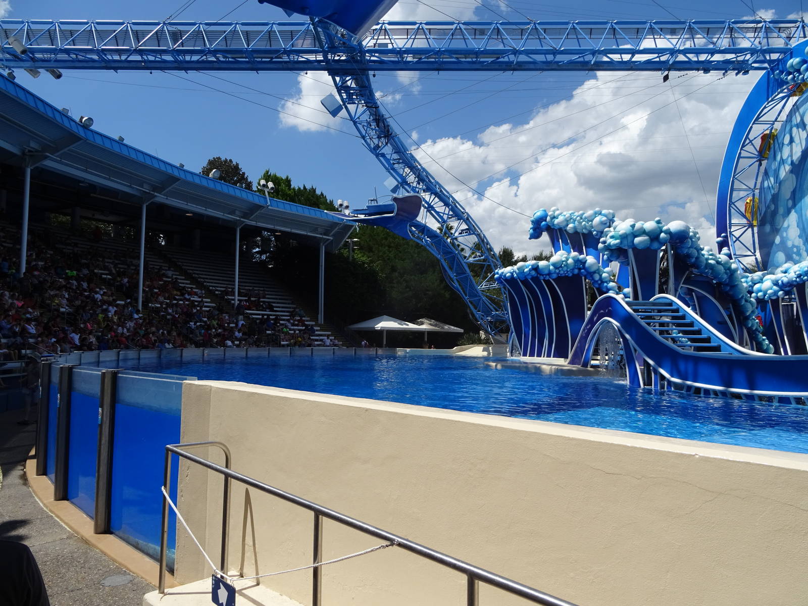 View of Dolphin Stadium at SeaWorld Orlando