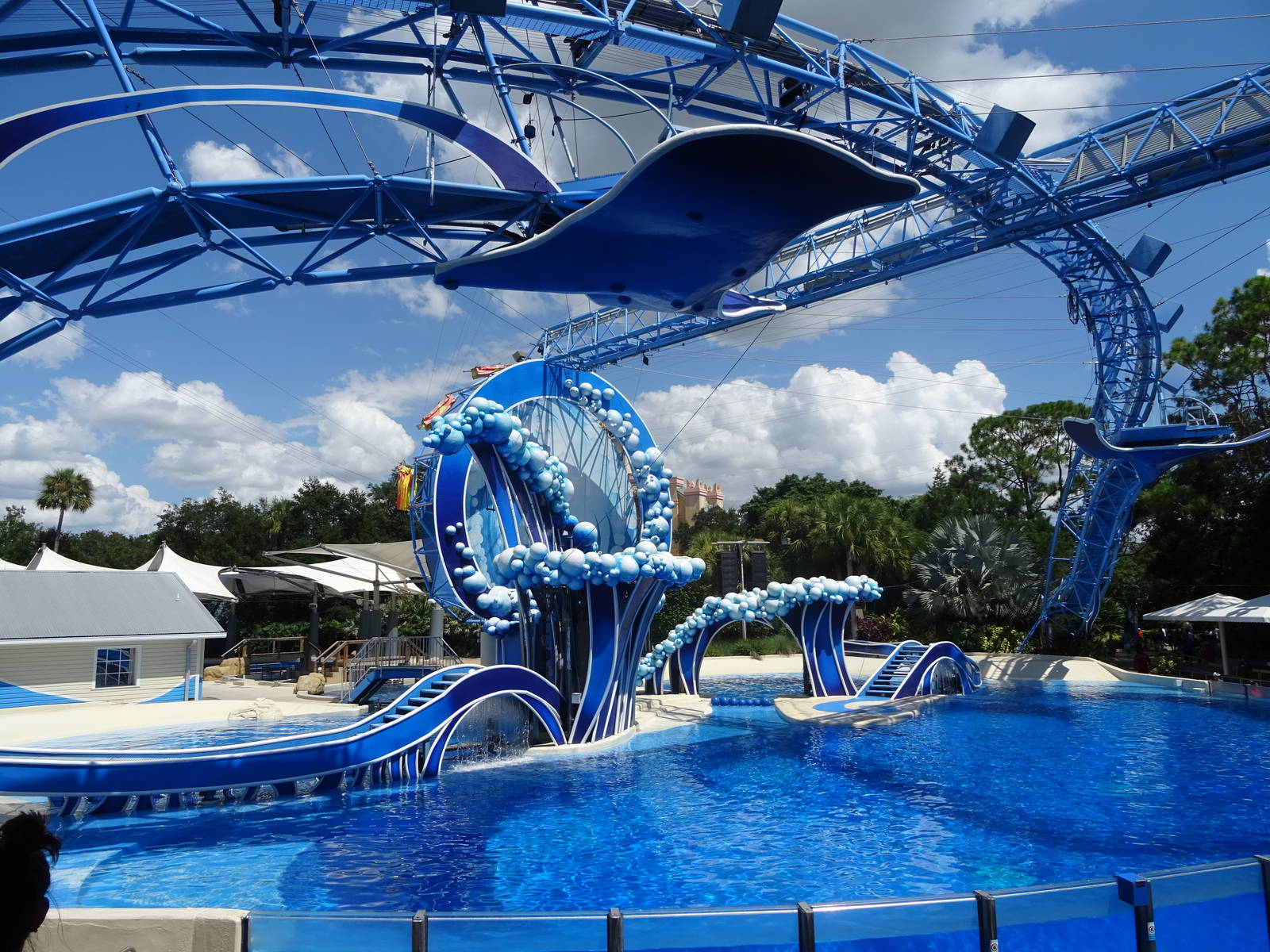 View of Dolphin Stadium at SeaWorld Orlando