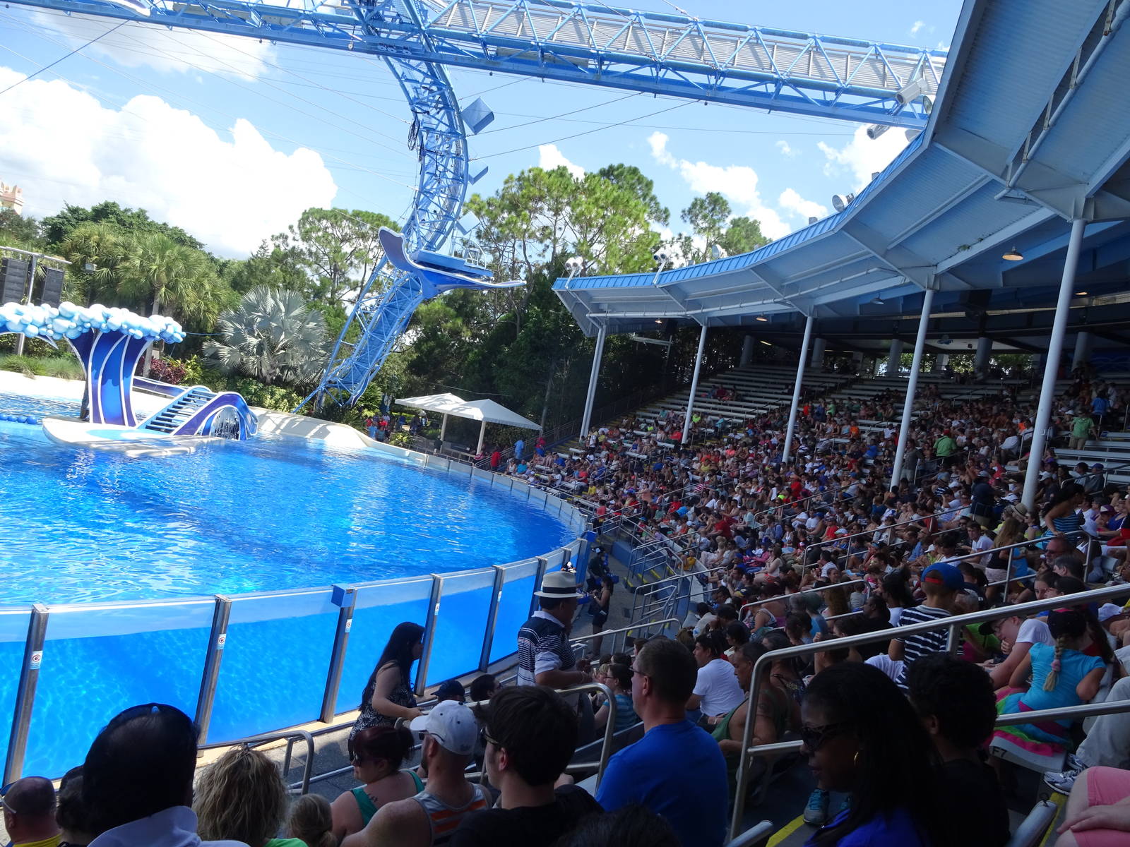 View of Dolphin Stadium at SeaWorld Orlando
