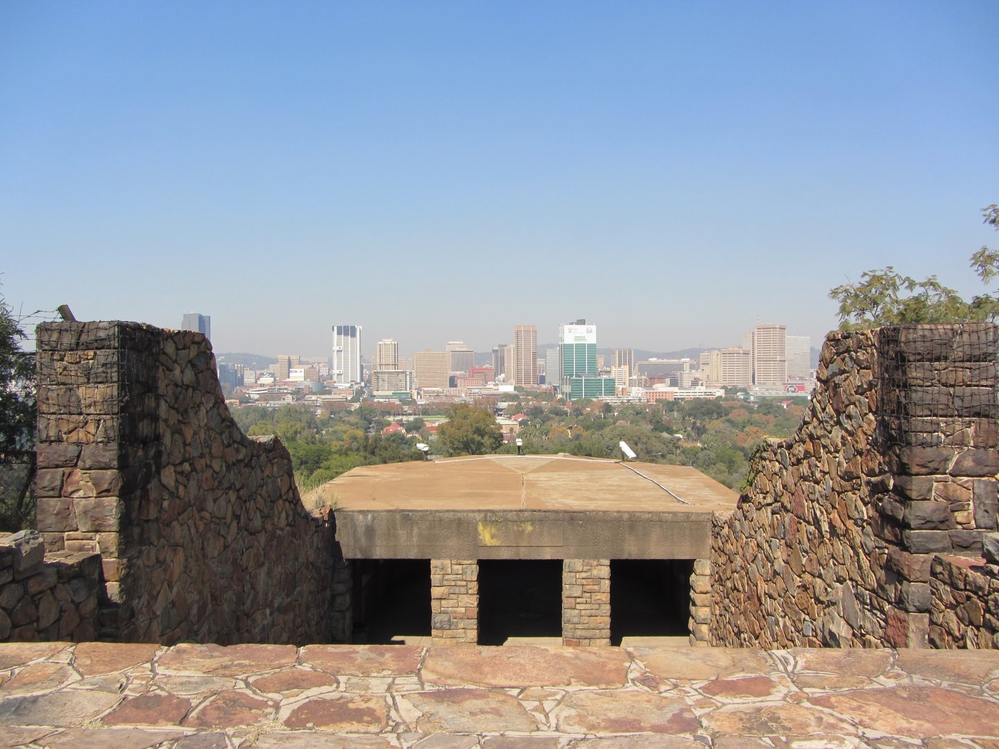 View of Downtown Pretoria from the Top of the Zoo