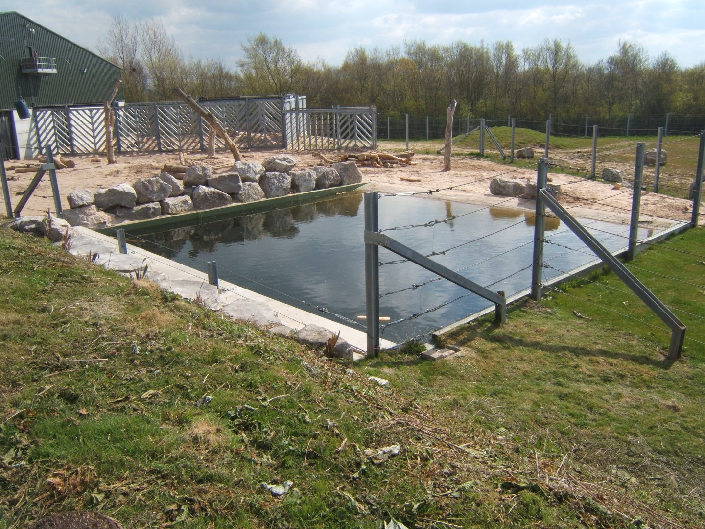 View of Elephant enclosure 14/04/2019