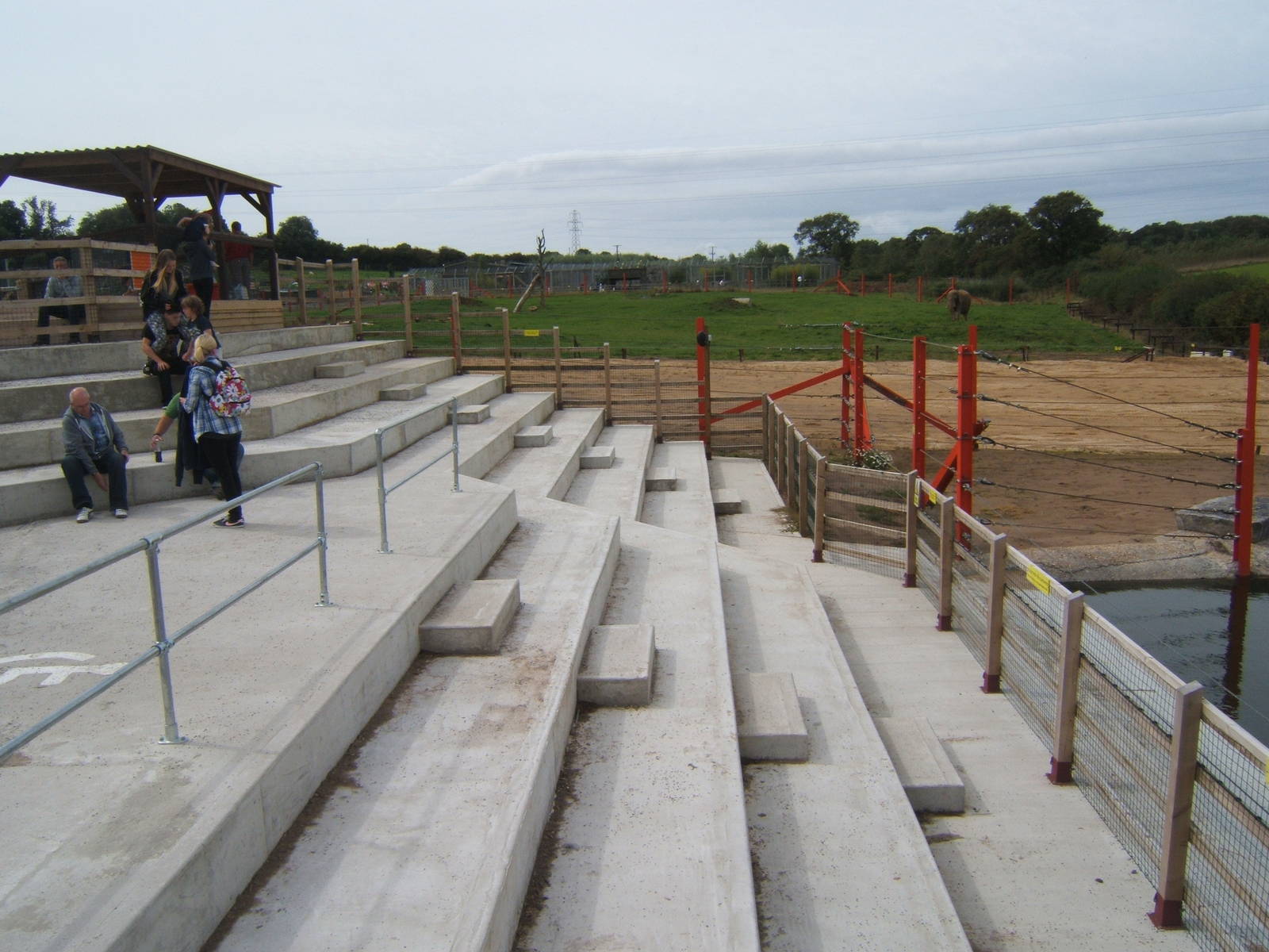View of Elephant Paddock and Elephant encounter areana