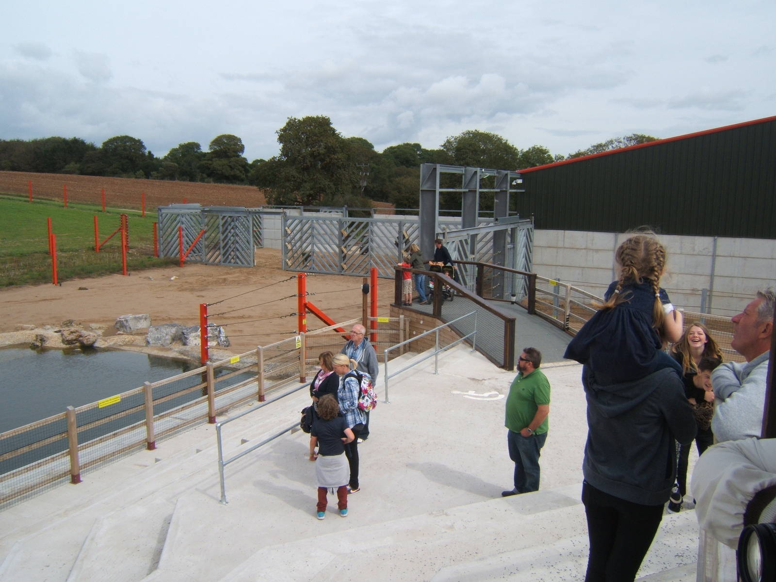 View of Elephant Paddock and Pool