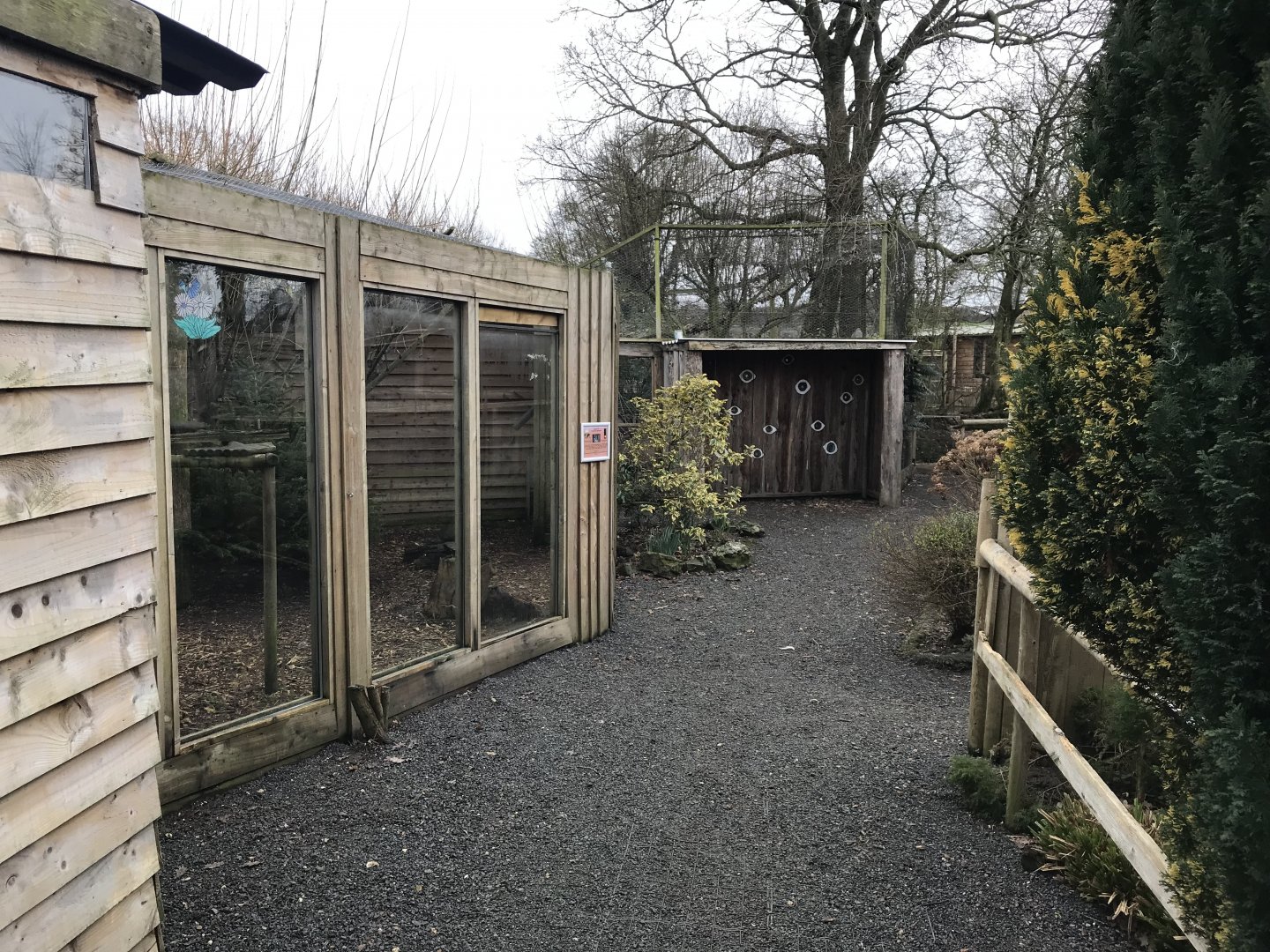 View of enclosures 170219