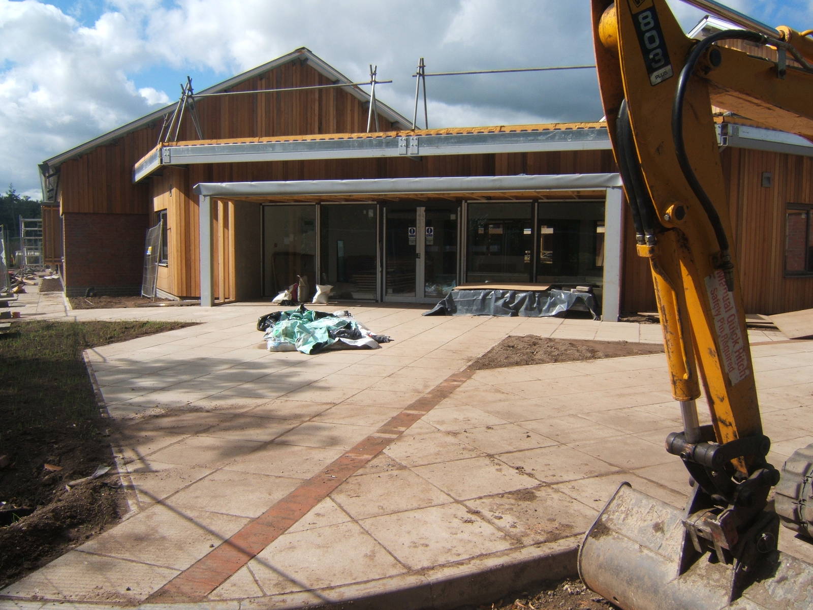 View of Entrance near being finished