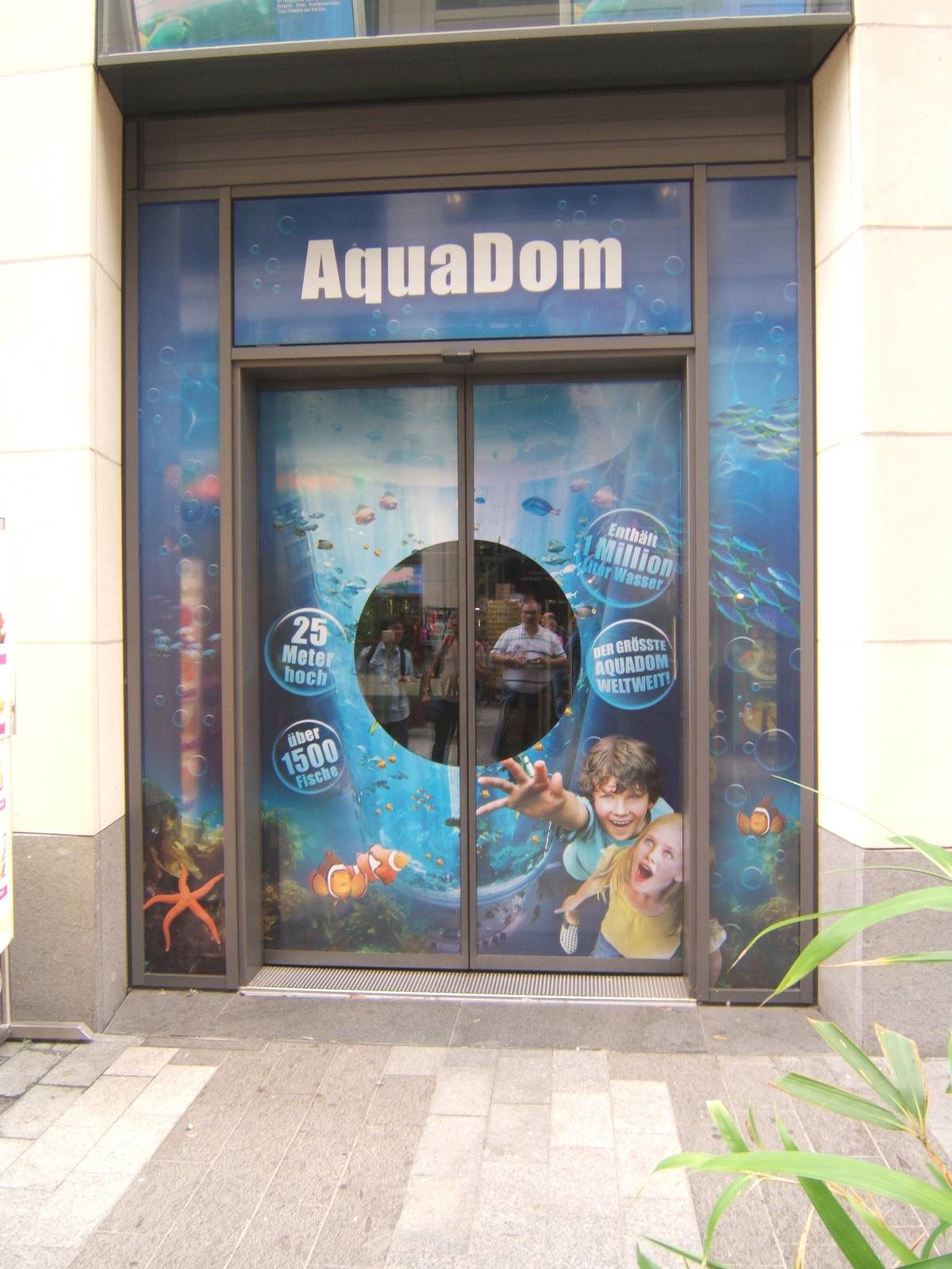 View of Entrance to Aquadom