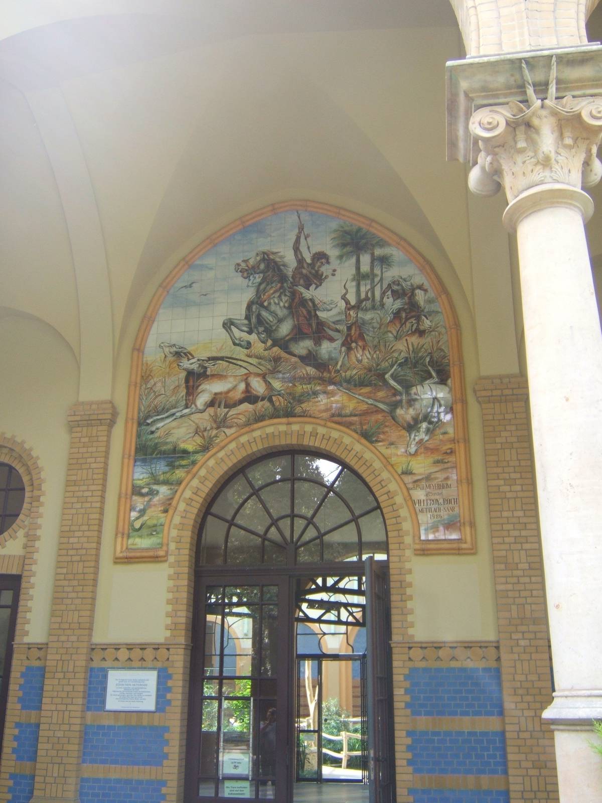 View of Entrance to Giraffe House