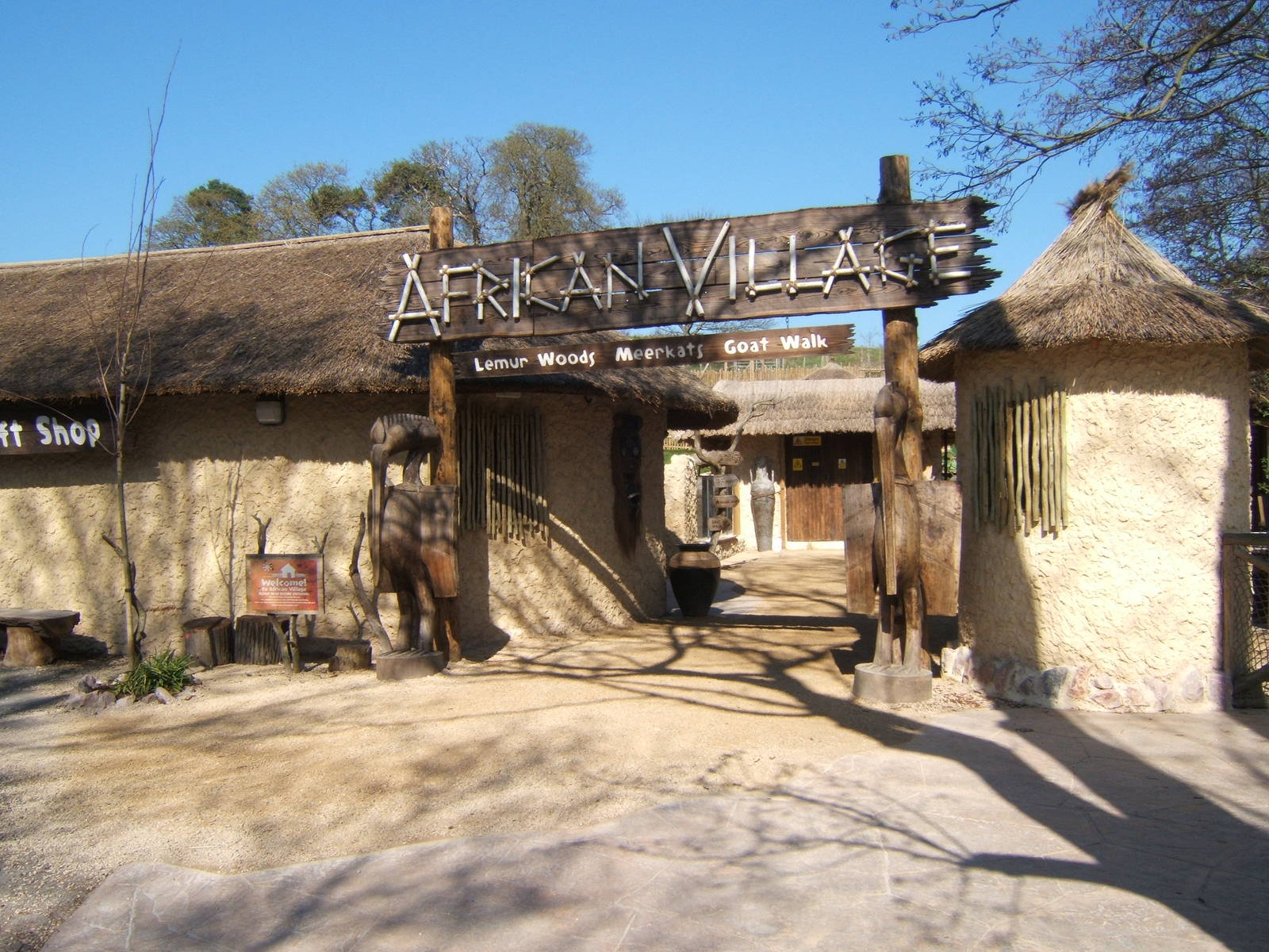 View of entrance to Lemurs and Meerkats