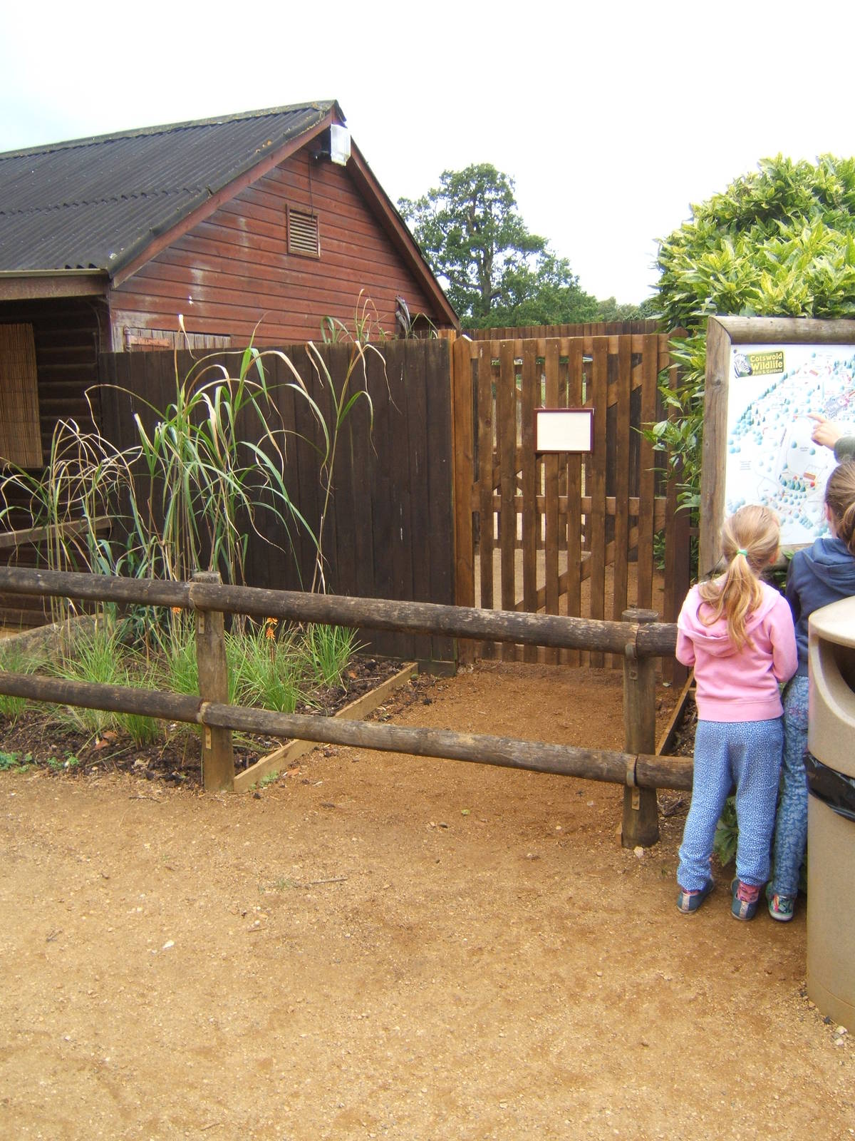 View of Entrance to Little African 5 days before opening