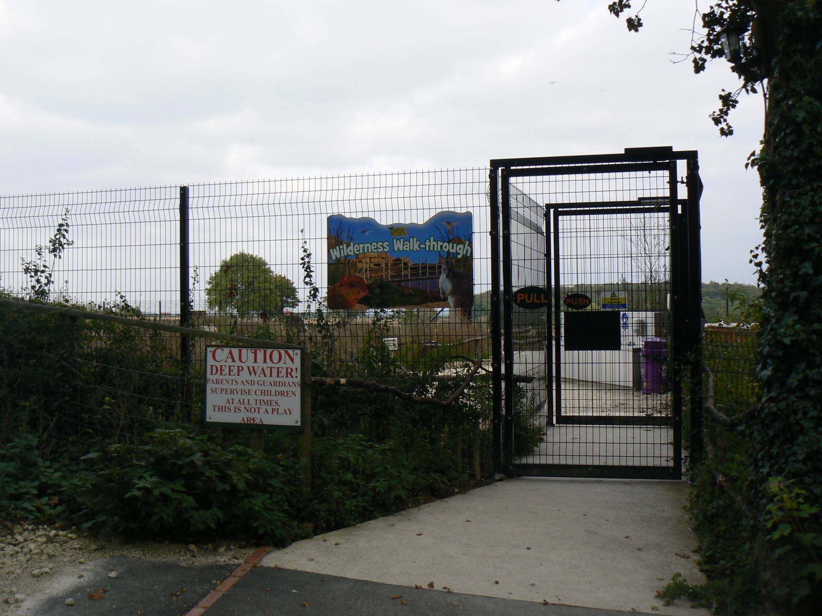 View Of Entrance To The Not Very Wild Wilderness Walkthrough