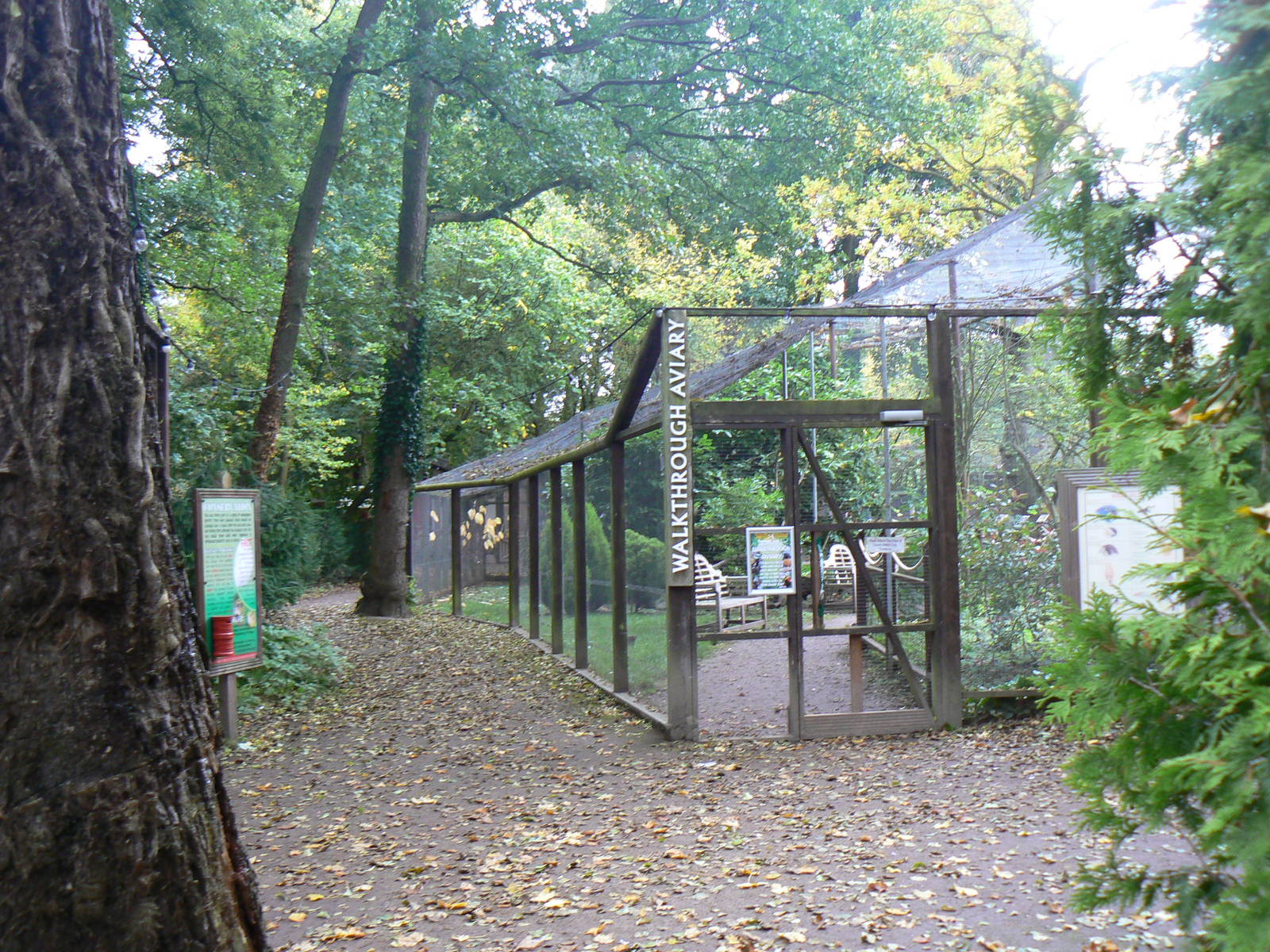 View Of Entrance To The Walkthrough Aviary- 18 October 2015