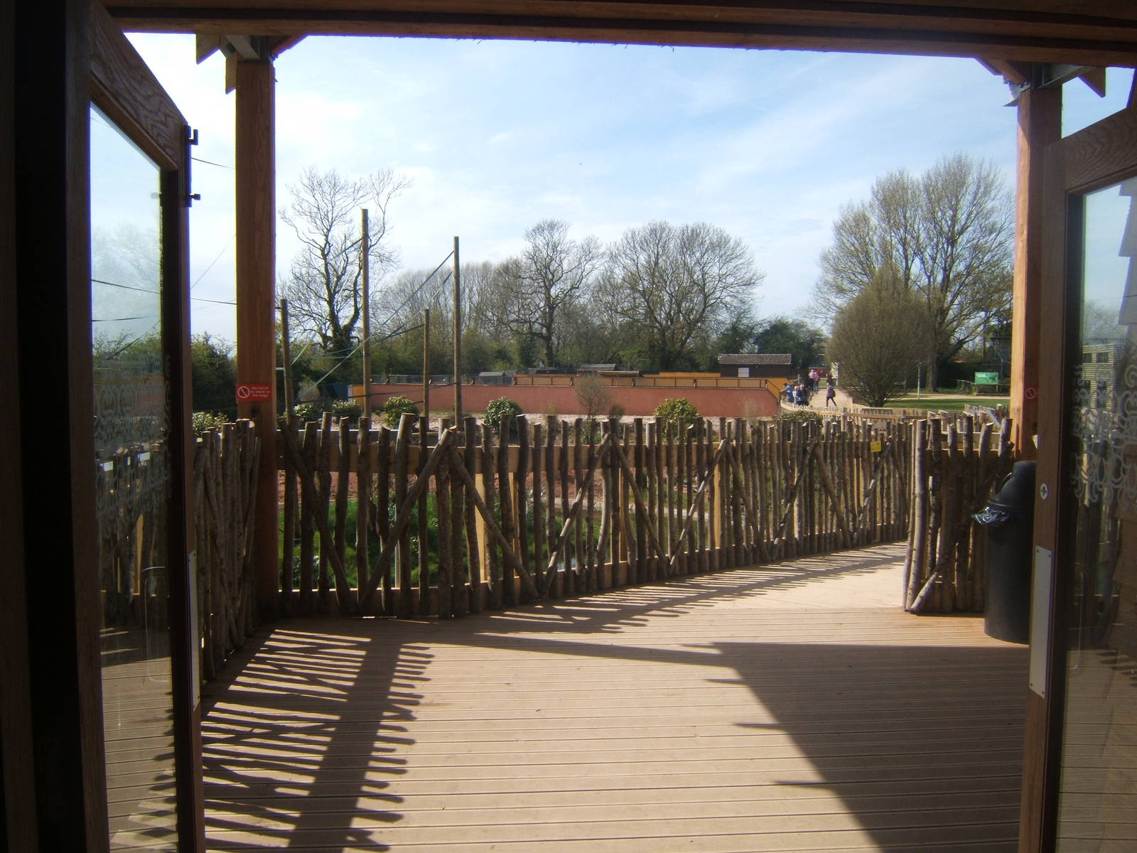 View of exit path from Gibbon Forest