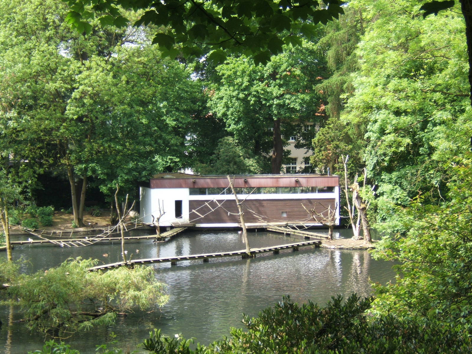 View of Gibbon House and islands