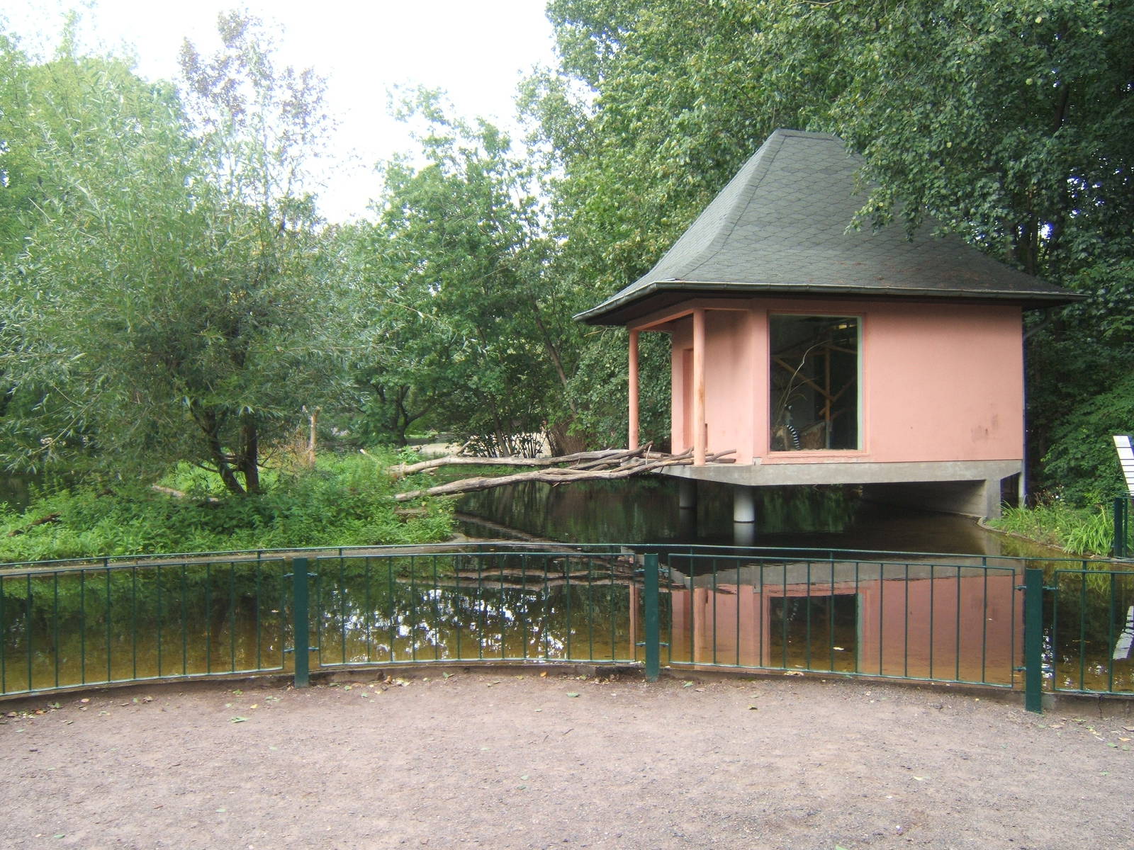 View of Gibbon House and part of Island