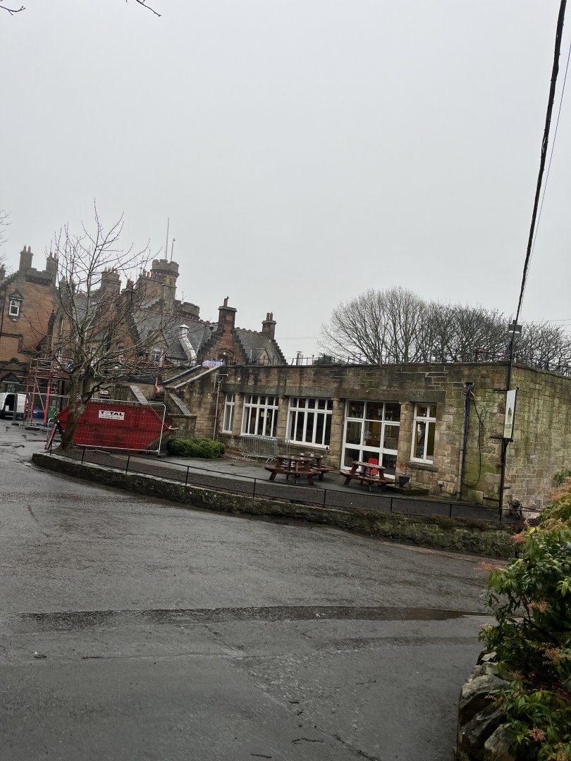 View of Grasslands restaurant work 10.2.24