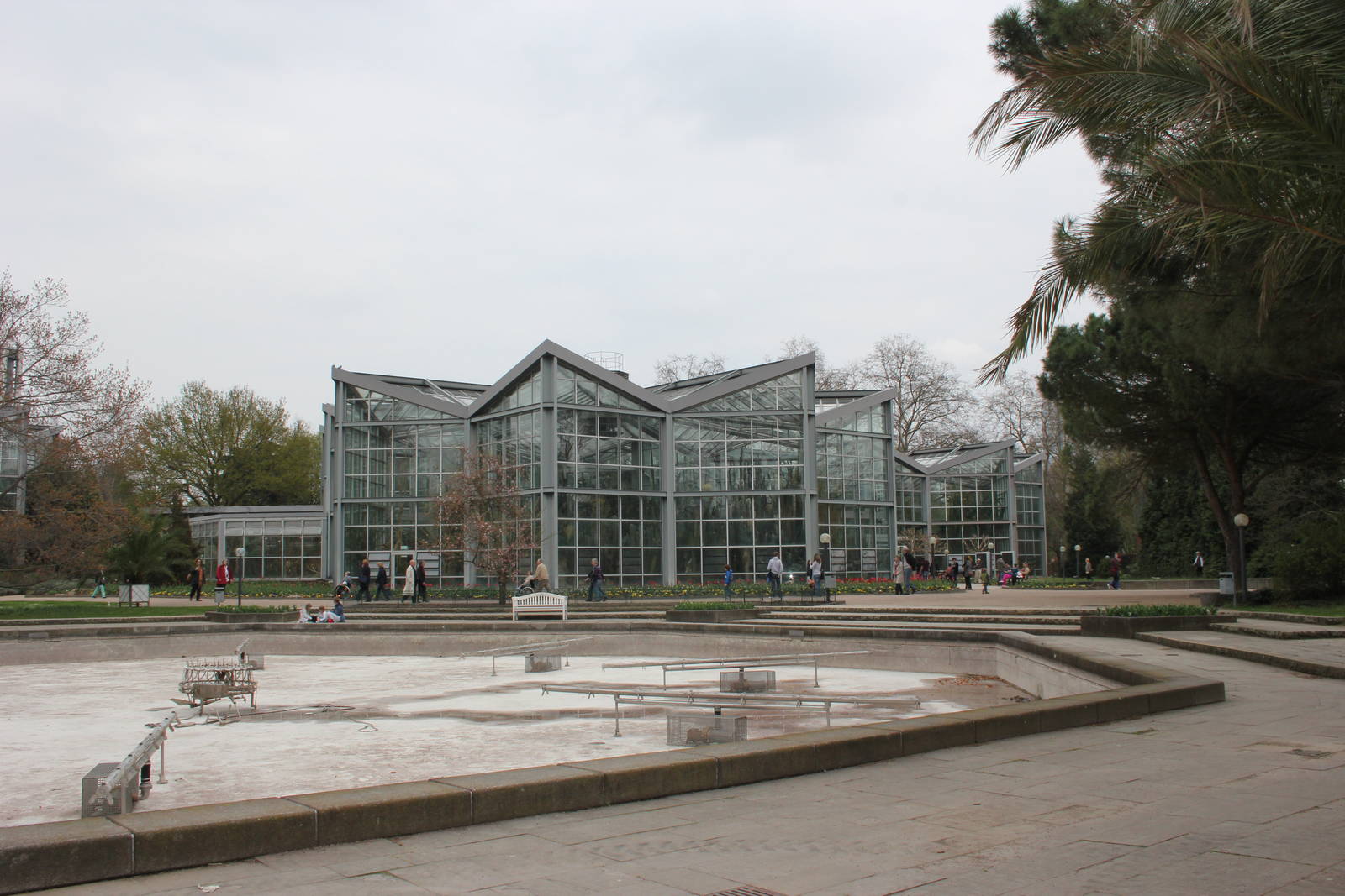 View of greenhouses
