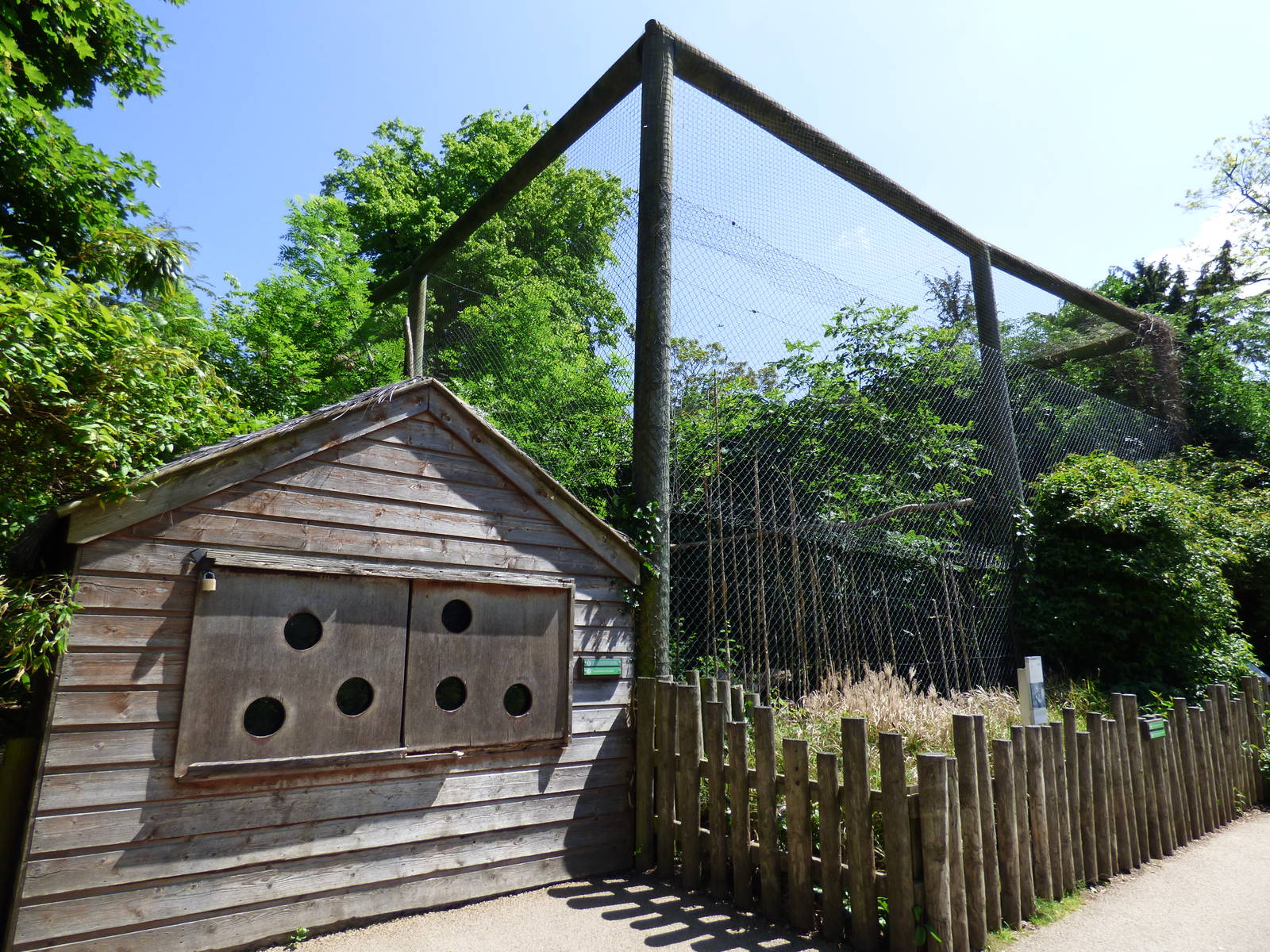 View of Ground Hornbill Enclosure
