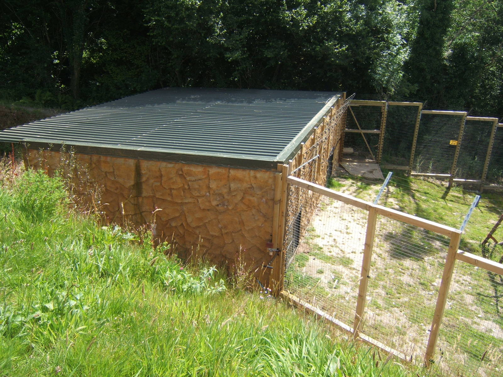 View of Hamadryas Baboon House