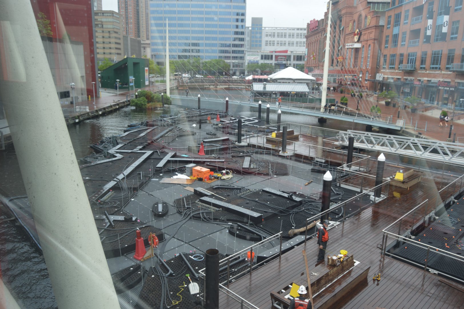 View of Harbor Wetlands - Under Construction
