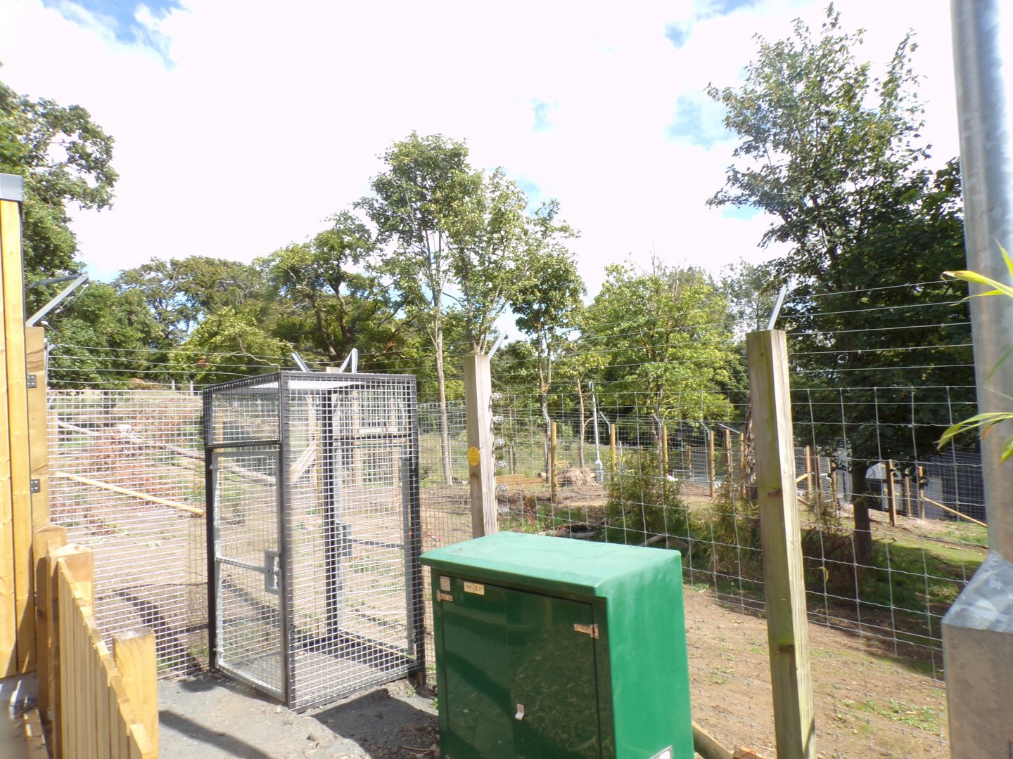 View of holding areas on other sloth bear enclosure 18.7.25