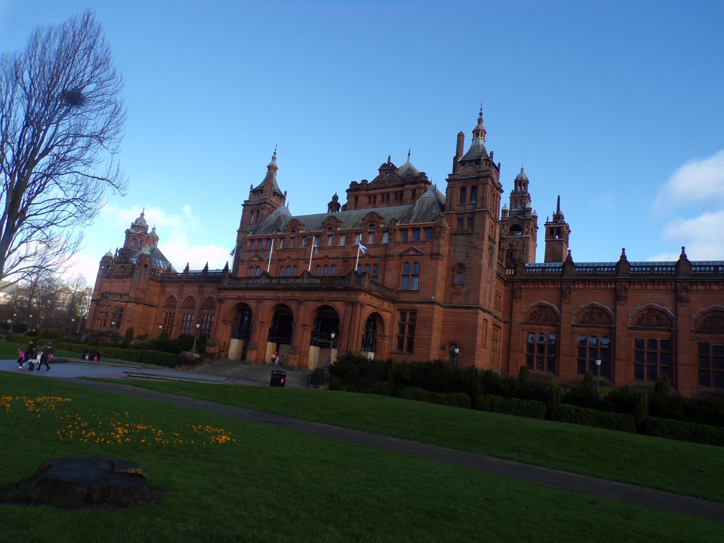 View of Kelvingrove museum 12.2.24
