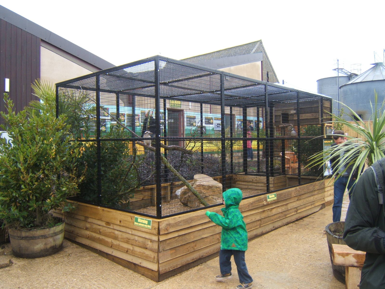 View of Kookaburra aviary