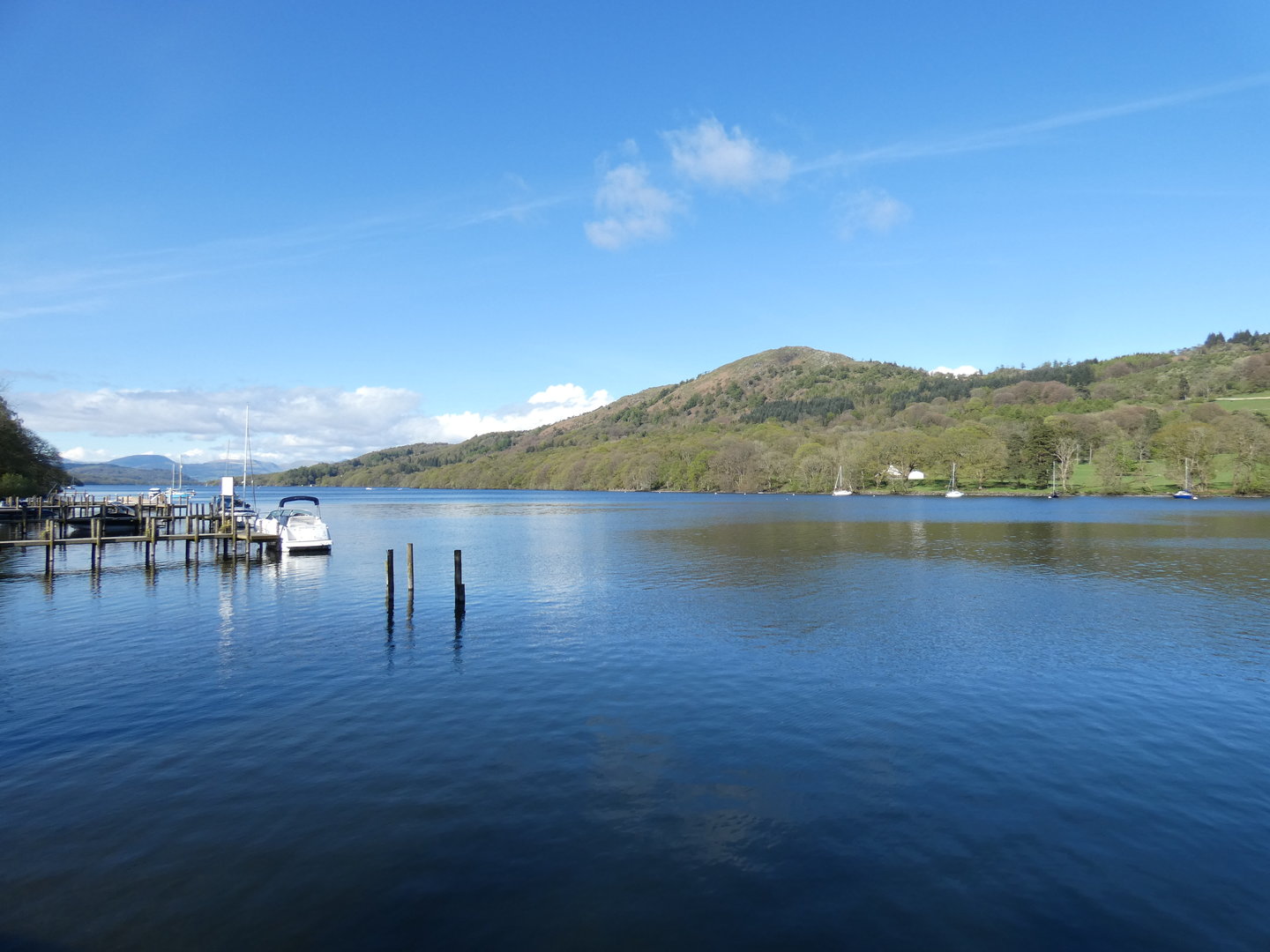 View of Lake Windermere from just outside of the aquarium