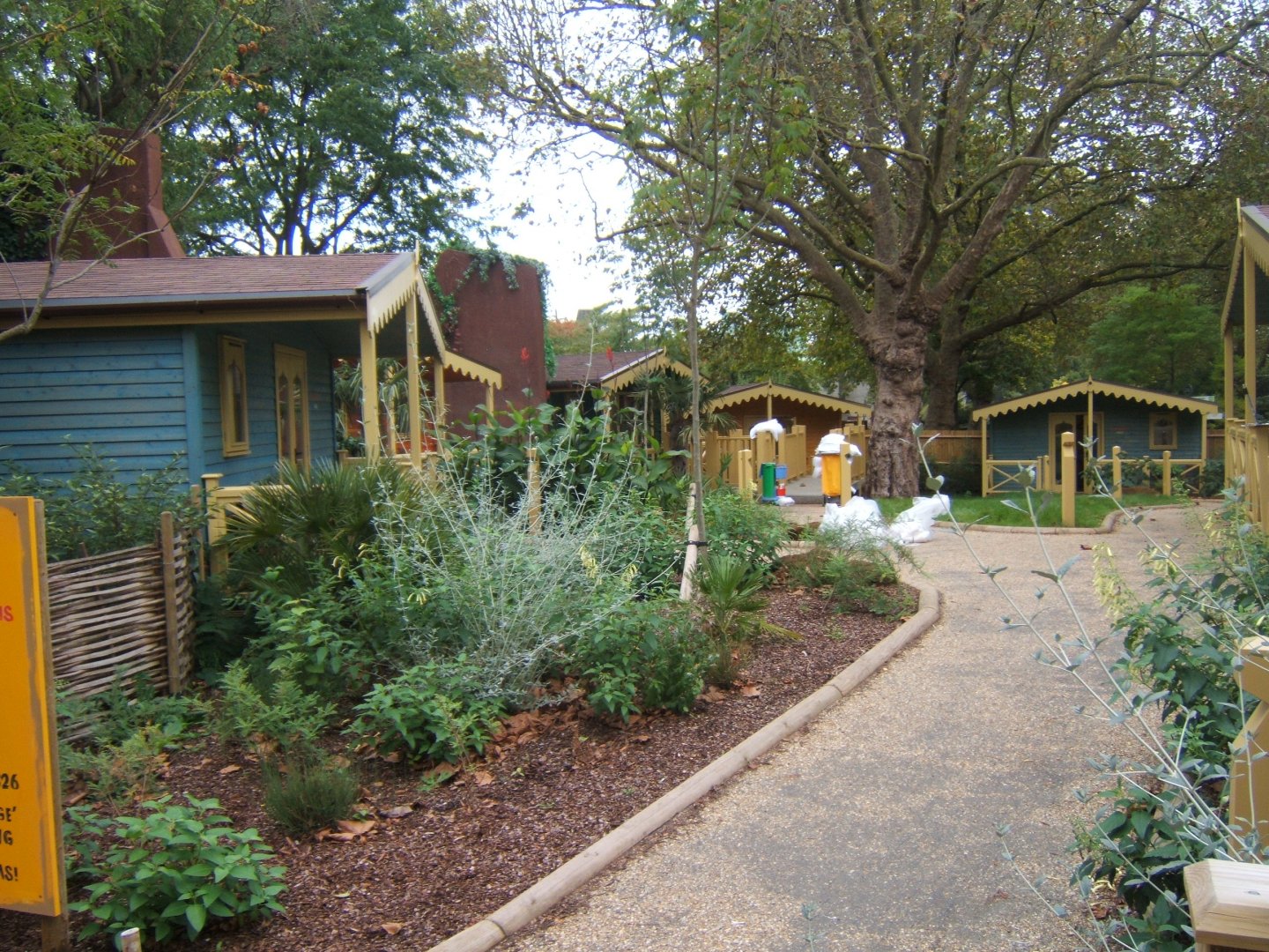 View of Land of Lions lodges