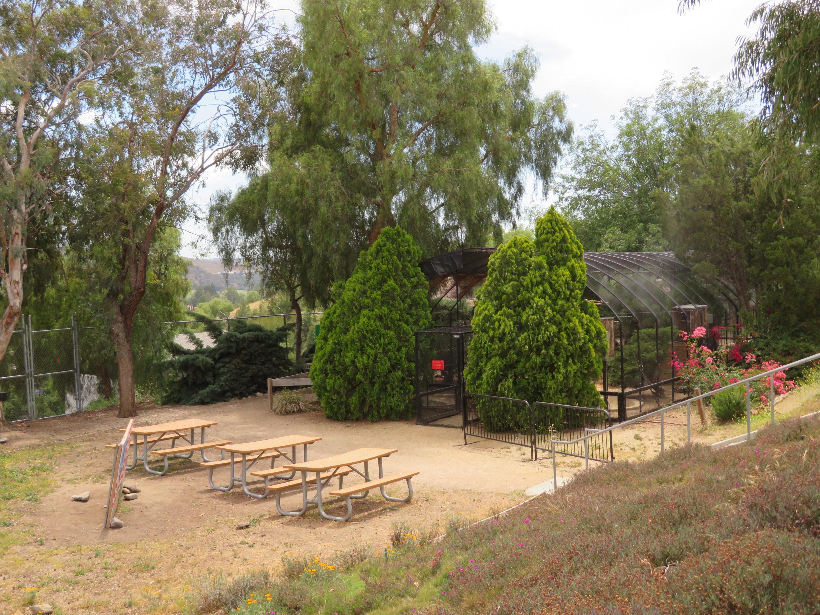 View of Lower Aviaries