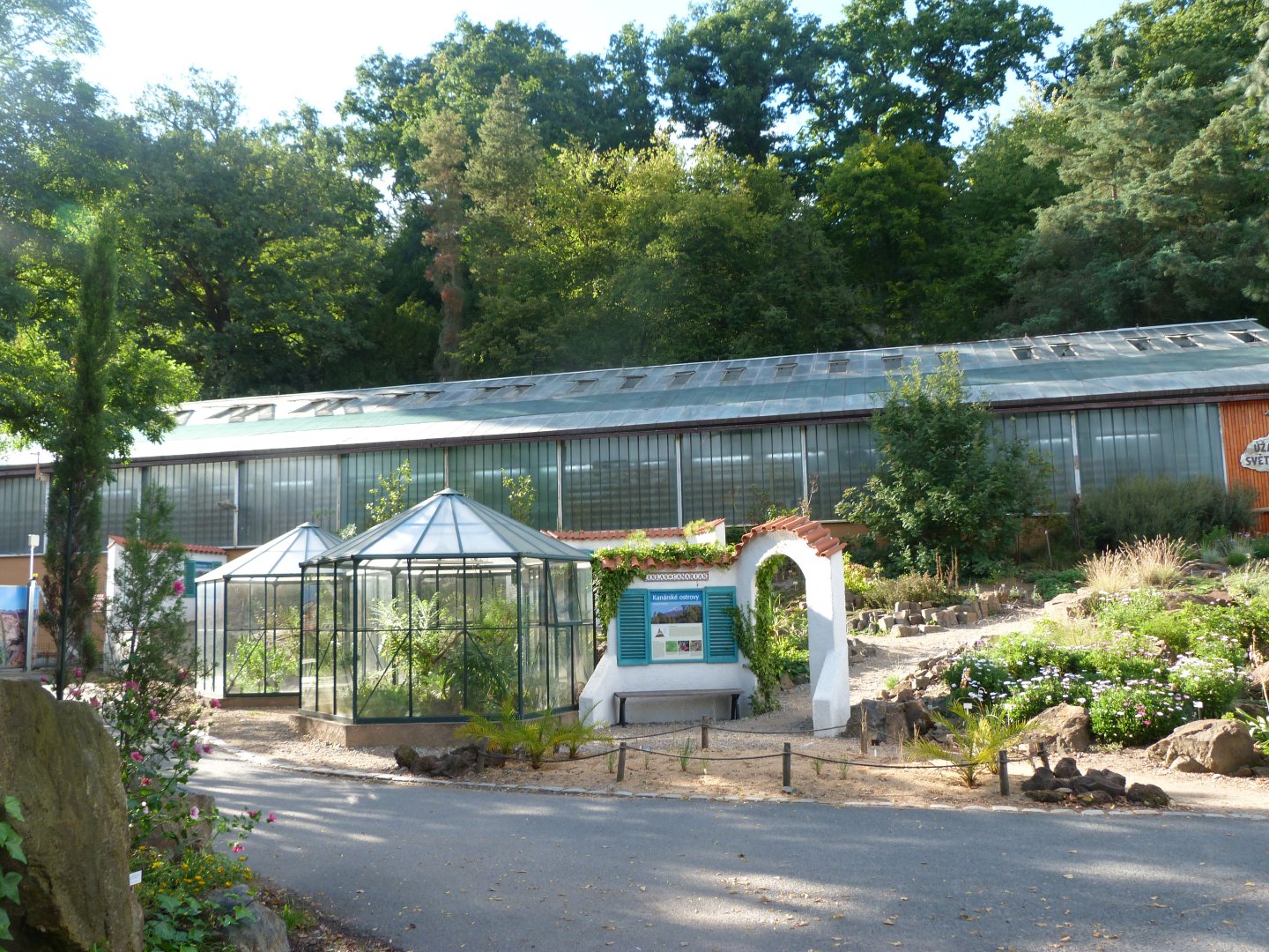 View of Macaronesian exhibits and "World of Drought" -Zoo Plzeň (2025)